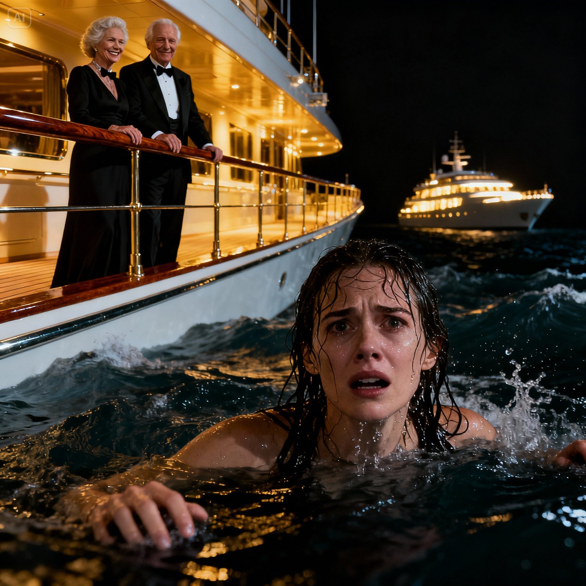 “My sister pushed me off the yacht and screamed, ‘Say hello to the sharks for me!’. And my parents? They just stood there, smiling. Their plan was to steal my $5.6 billion fortune. But when they returned home… I was already waiting for them. ‘I have a gift for you too.'”