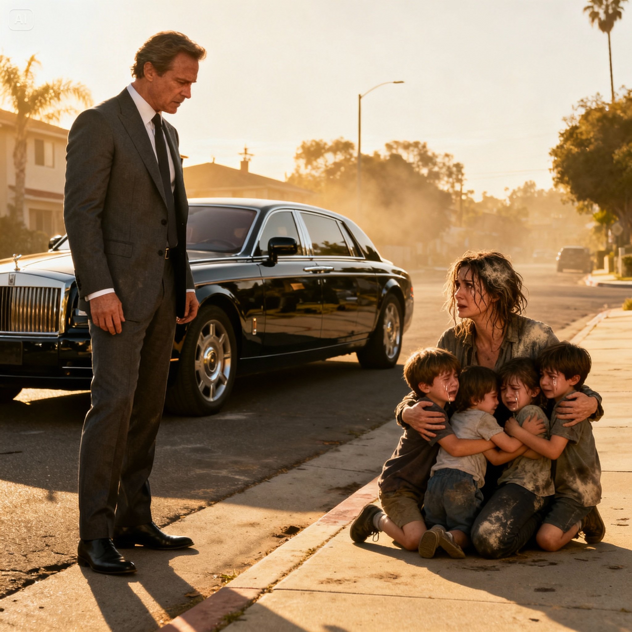 “I had just stepped out of my black Mercedes, the kind everyone turns to look at, when my eyes met those of a woman begging on the sidewalk. My heart stopped: it was her, Laura—the woman I loved and lost seven years ago.”