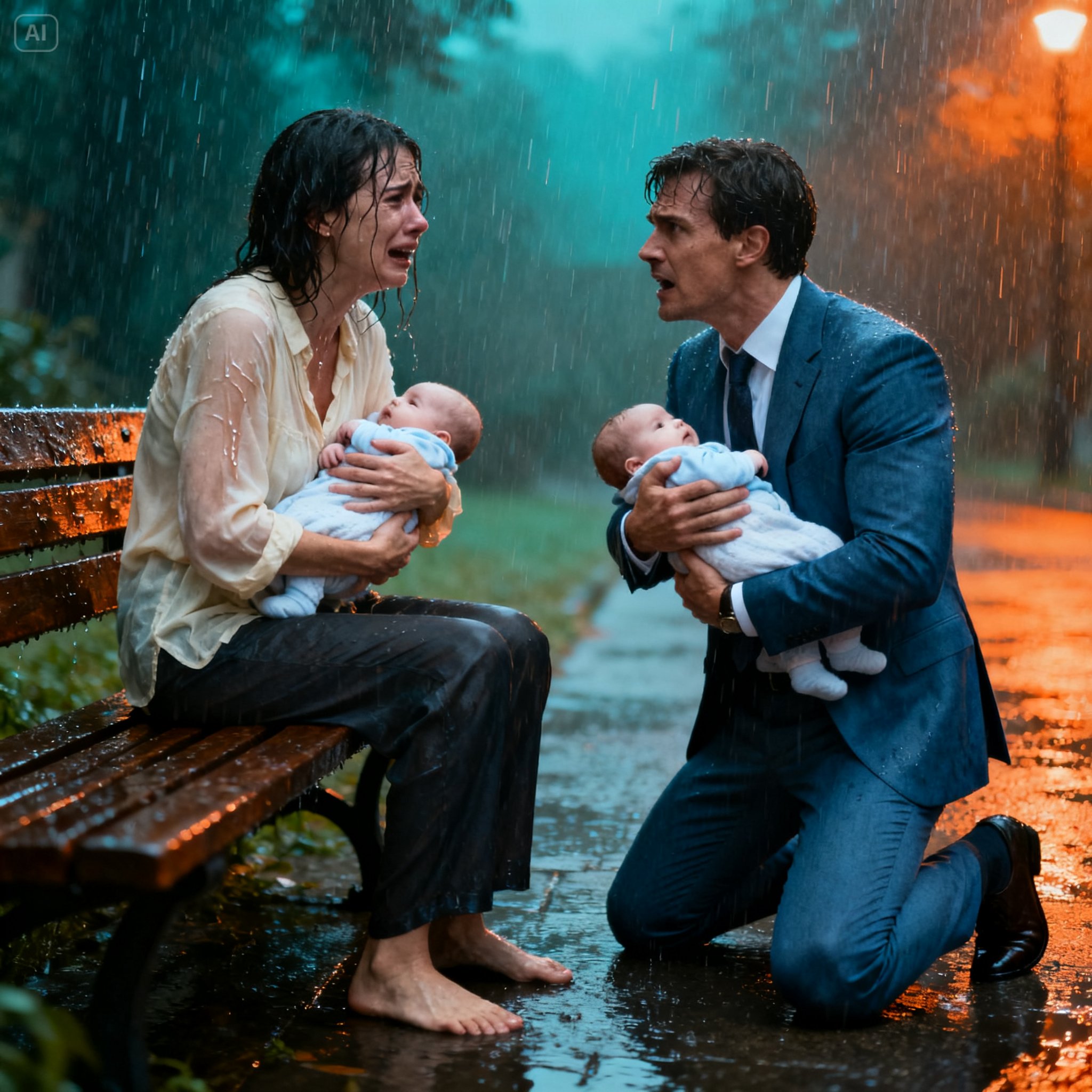 “I CAN’T TAKE CARE OF BOTH” — ABANDONED WOMAN OFFERS ONE OF THE TWINS TO THE MILLIONAIRE… BUT…