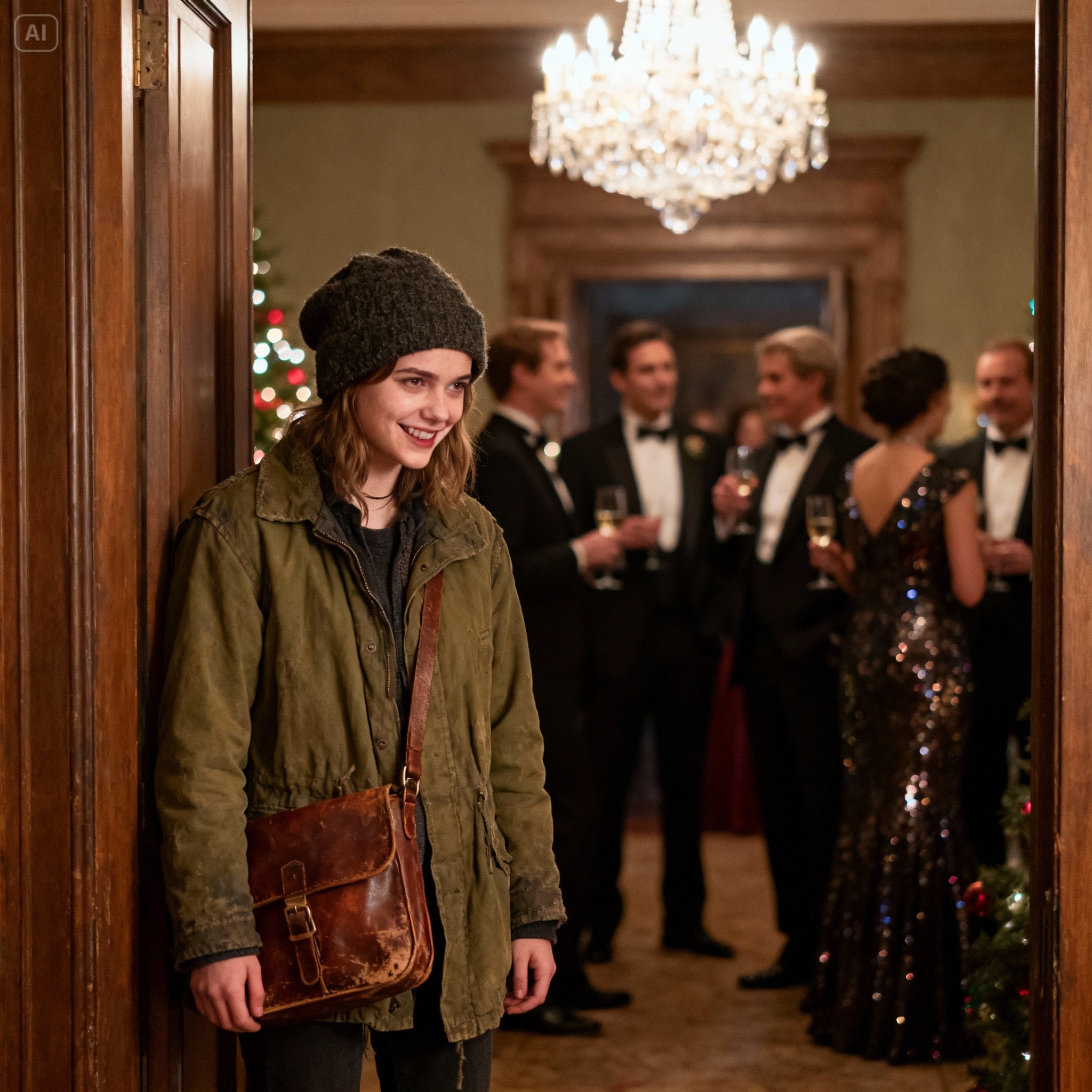 For Christmas, my wealthy family handed me a plastic bag containing fast-food coupons and a janitor application. “Stop embarrassing us with your poverty,” my sister sneered, flaunting her new CEO title while our parents laughed. “At least try to be useful.” I wiped a fake tear and accepted the “gift.” They had no idea I was actually the secret owner of a $1.2 billion empire, or that by tomorrow morning, the power dynamic would flip, and they would be the ones on their knees begging for mercy…