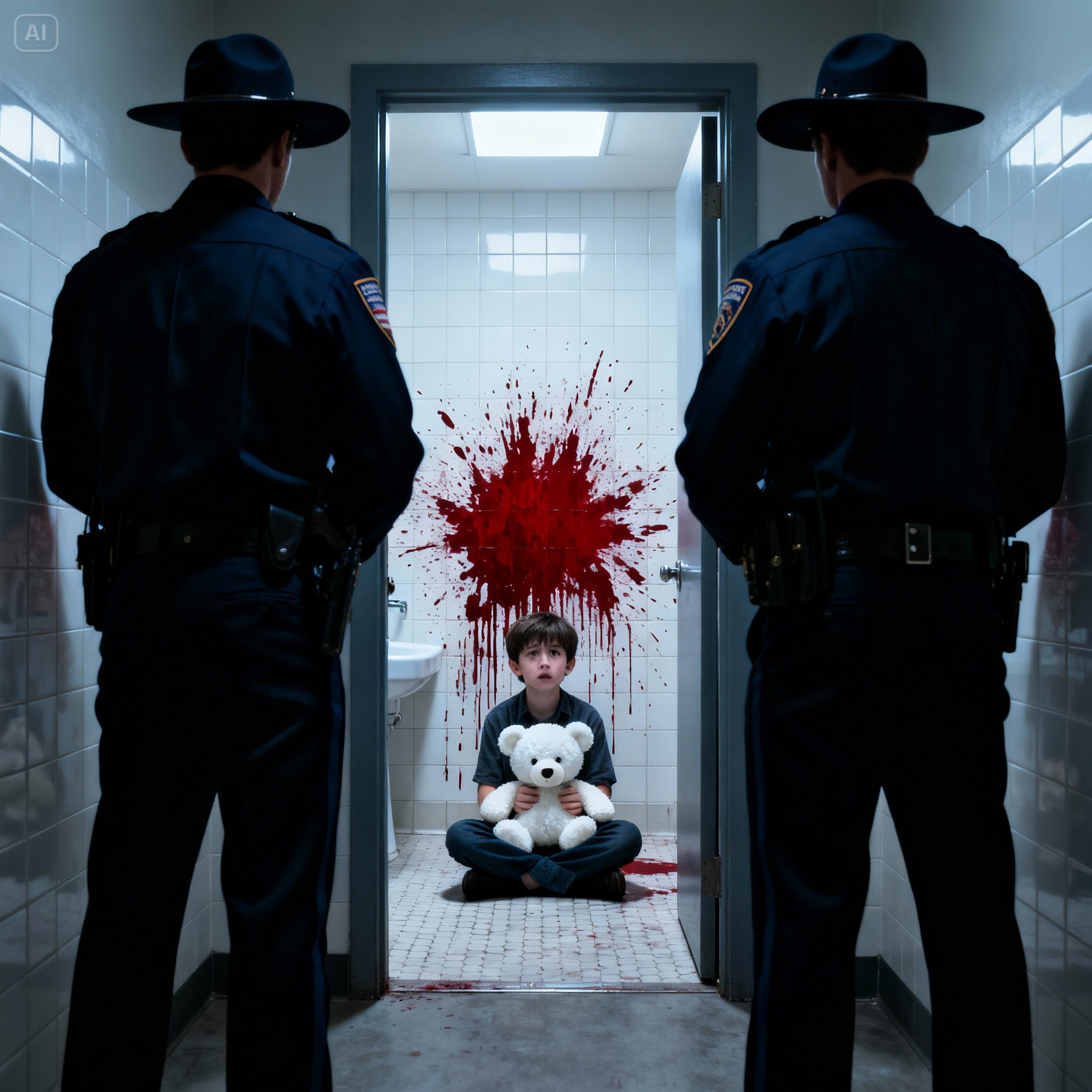 “Uncle… Daddy is playing doctor with Mommy. He’s using a red scalpel… Mommy is still sleeping.” When the police burst through the door, they found the boy sitting at the bathroom entrance, clutching a teddy bear, patiently waiting for his mother to “wake up.”