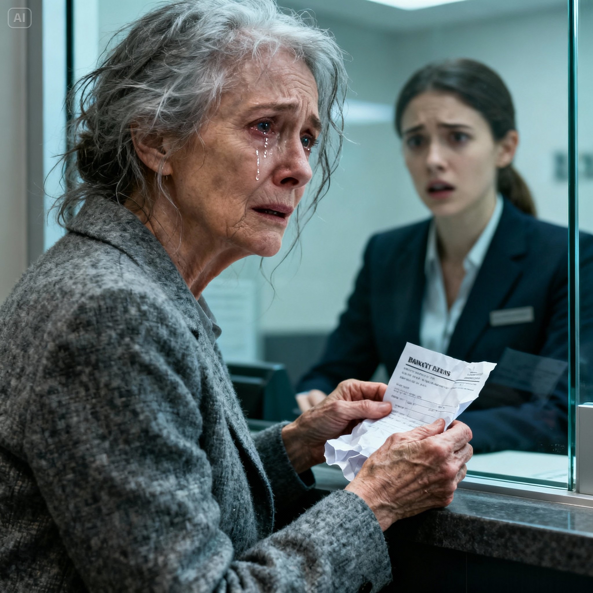 “I am 65 years old. I got divorced 5 years ago. My ex-husband left me a bank card with 3,000 pesos. I never touched it. Five years later, when I went to withdraw the money… I froze.”