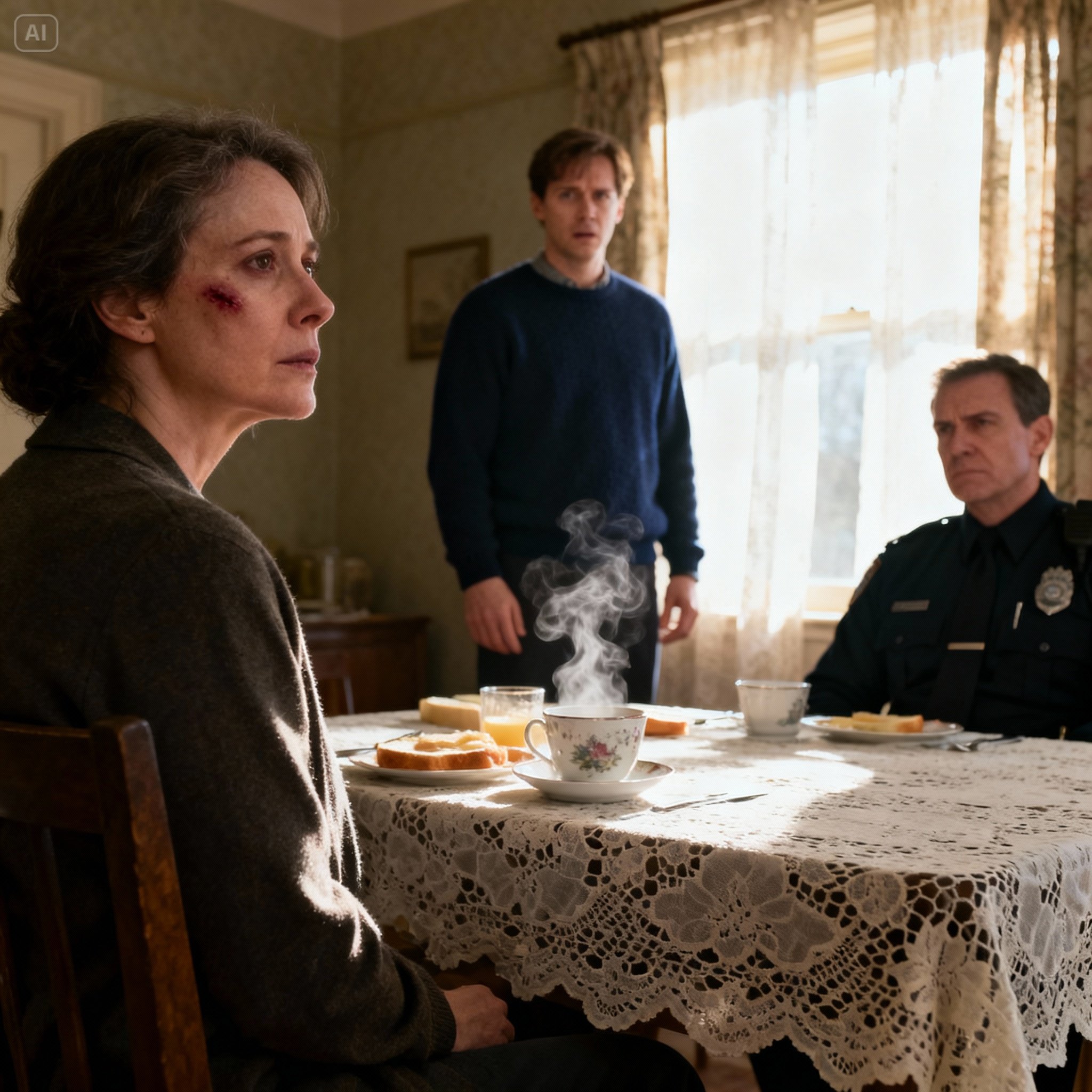 Last night, my son h:it me, and I said nothing. This morning,