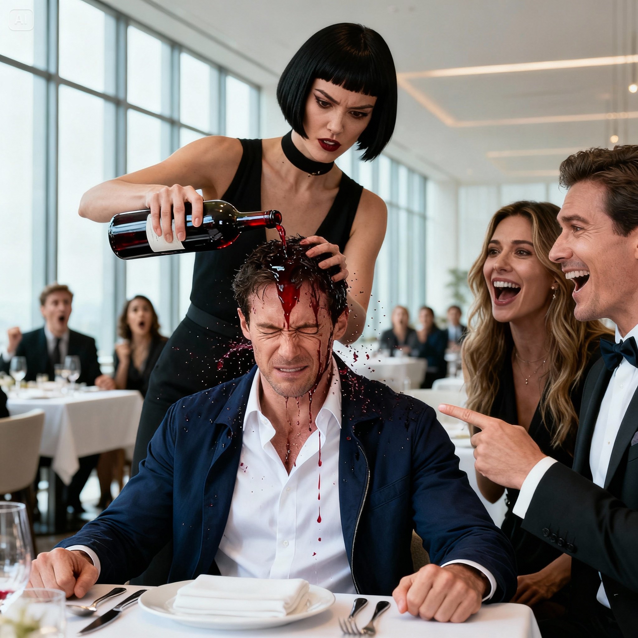 “Without knowing he was the owner of the company signing their $800 million deal, they poured wine all over him…”