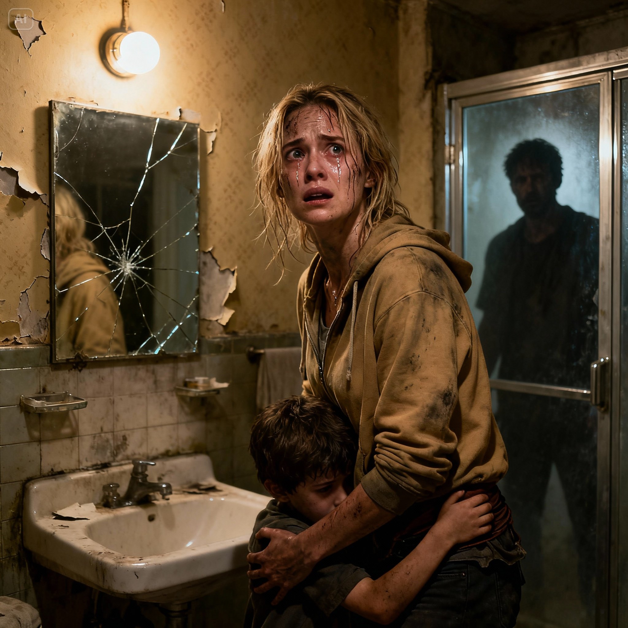 WHILE MY HUSBAND WAS BOARDING THE PLANE, MY 6-YEAR-OLD SON SQUEEZED MY HAND AND WHISPERED: “MOMMY, WE CAN’T GO HOME. I HEARD DADDY PLANNING SOMETHING TERRIBLE FOR US THIS MORNING.” WE IMMEDIATELY HID, BUT I WAS TOTALLY PARALYZED WITH FEAR WHEN I SAW…