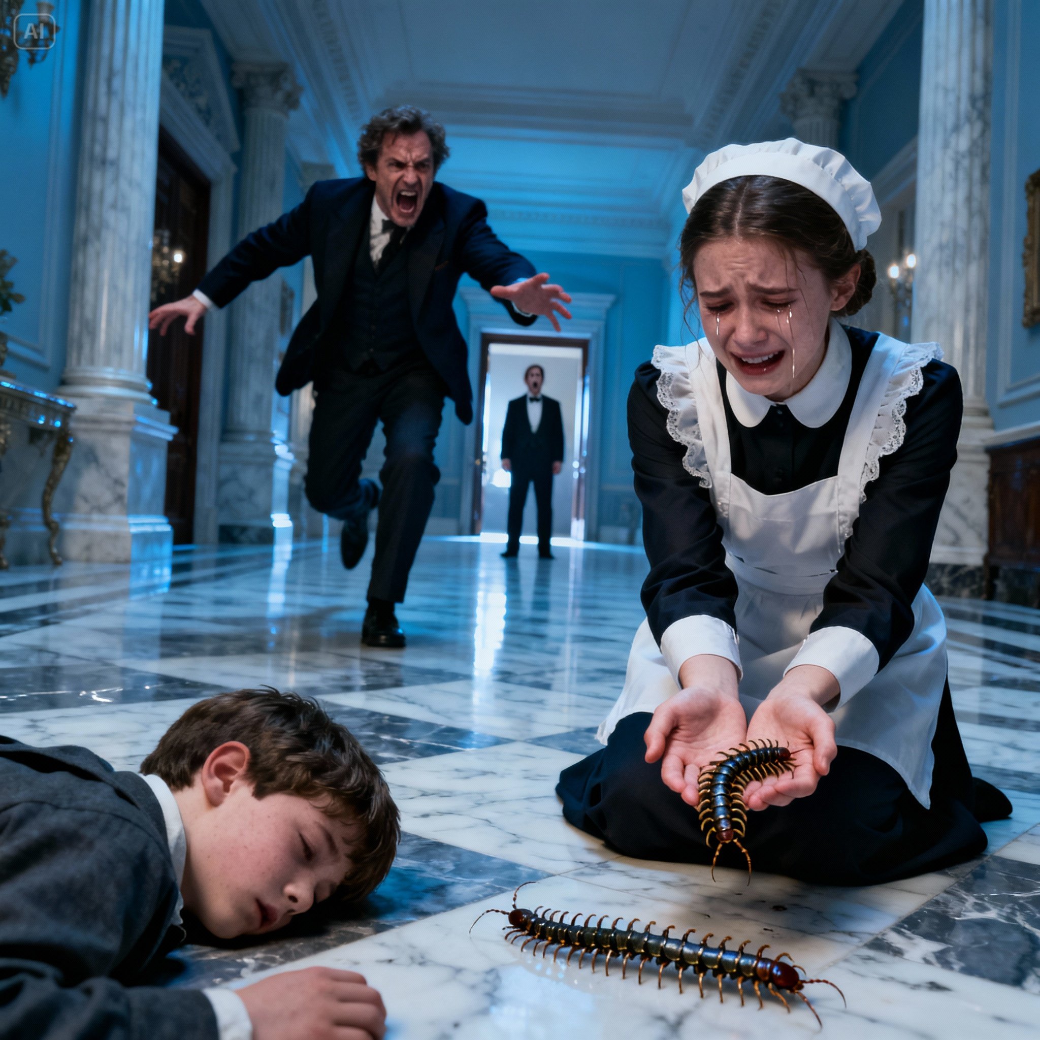 For 10 years, the millionaire’s son lived in total silence. Doctors said it was hopeless. Then, a new maid noticed something everyone else had missed… what she pulled from his ear left the entire family speechless…