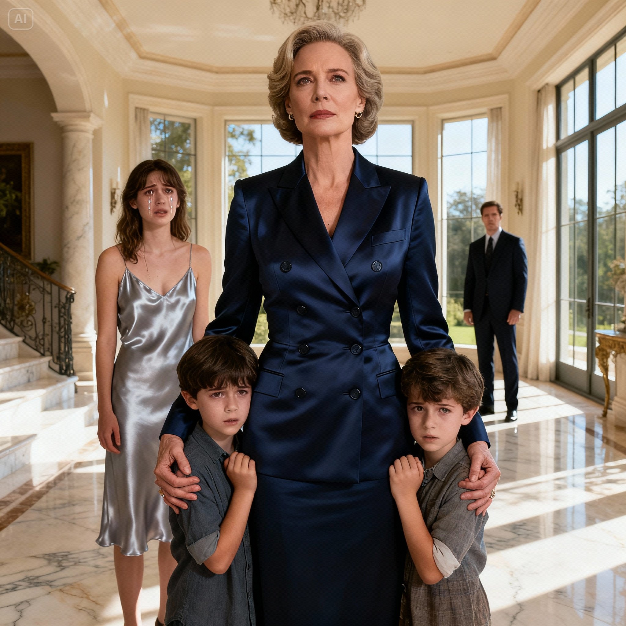 “After the husband purchased a $20 million mansion for his mistress, the wife waited in unflappable silence for five days. Then, she appeared accompanied by two unavoidable presences. Her son’s question: ‘Is this woman our maid, Mommy?’ left everyone in shock, marking the beginning of a bitter end…”