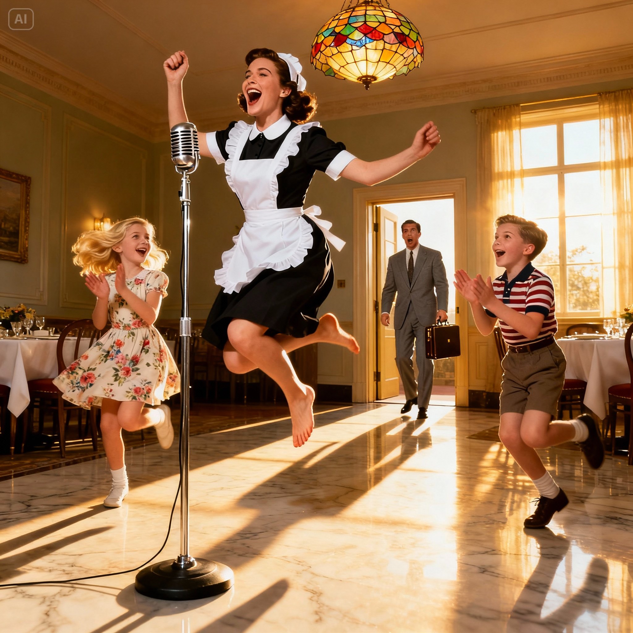 A millionaire came home early — what he saw his housekeeper doing with his children made him cry