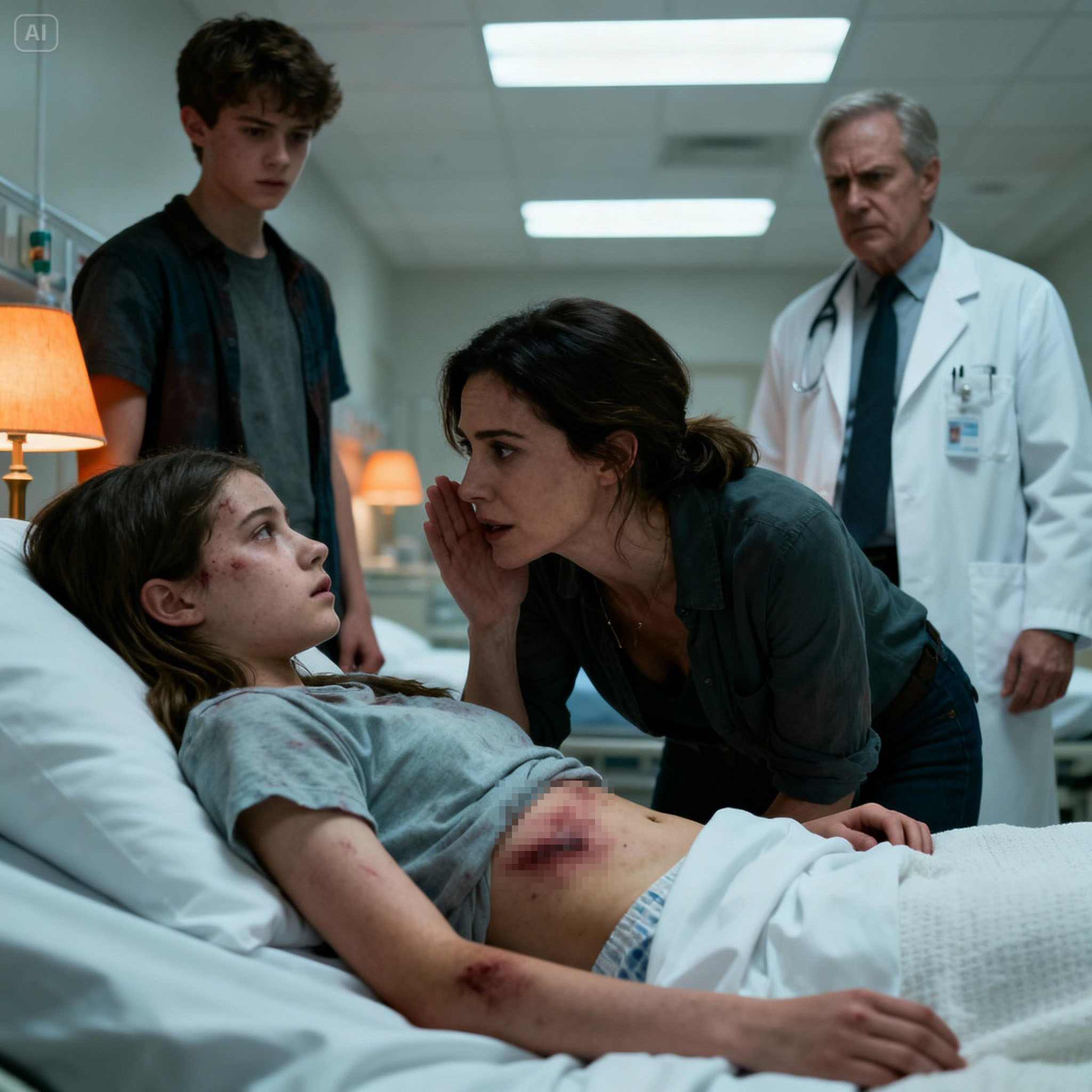 My Brother Shattered My Ribs. Mom Whispered “Stay Quiet. He Has a Future.” But My Doctor Didn’t Hasi