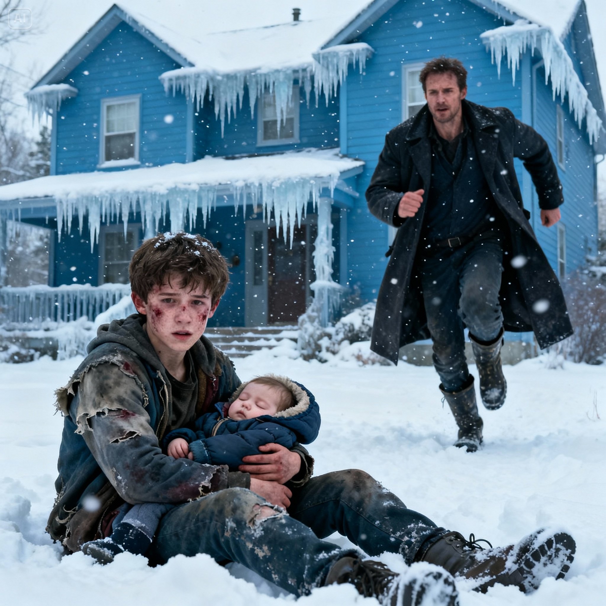 A homeless boy climbed into a mansion to save a girl freezing to death, and her billionaire father saw it all.