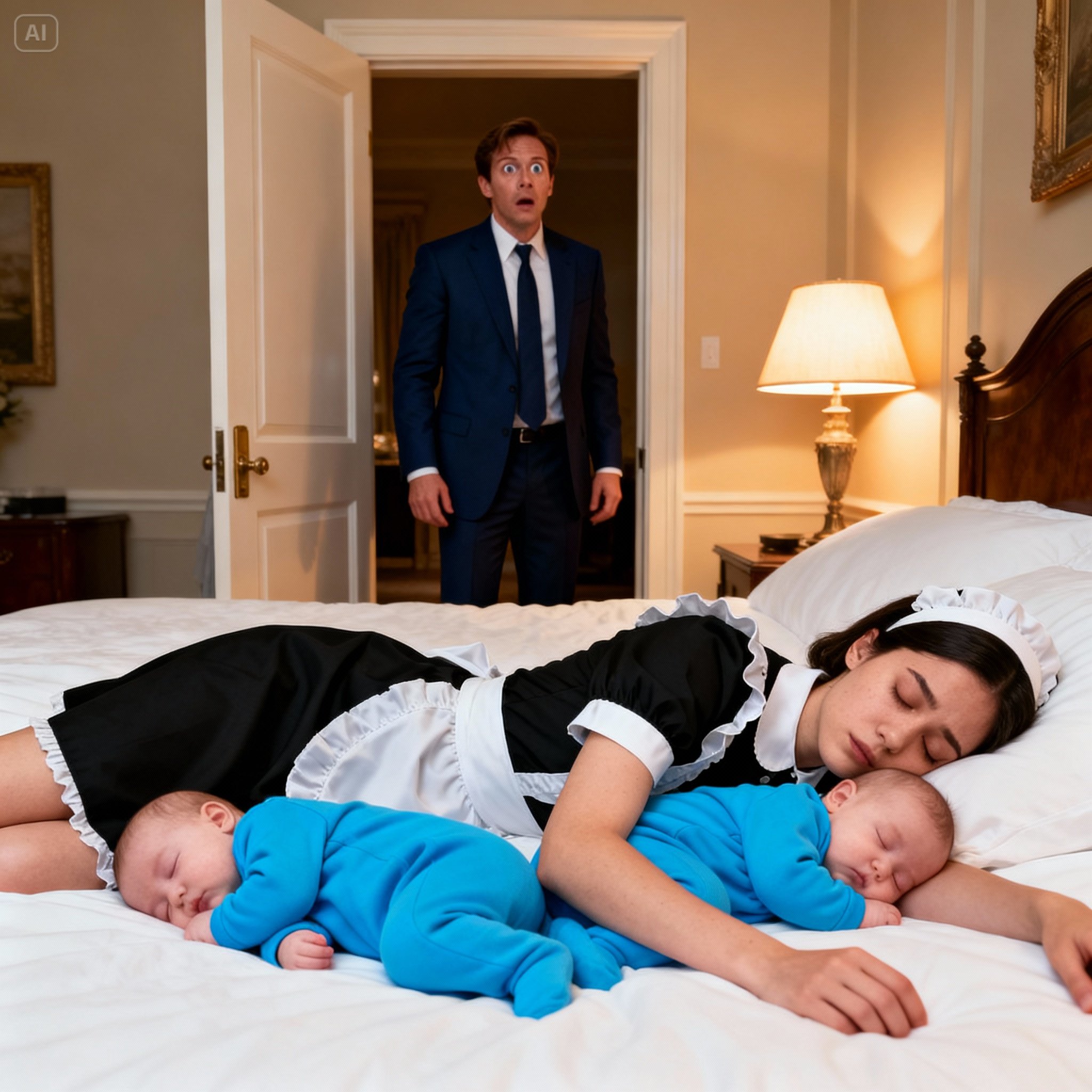 “The Millionaire’s Twins Couldn’t Sleep, But the Maid Found an Unexpected Solution”