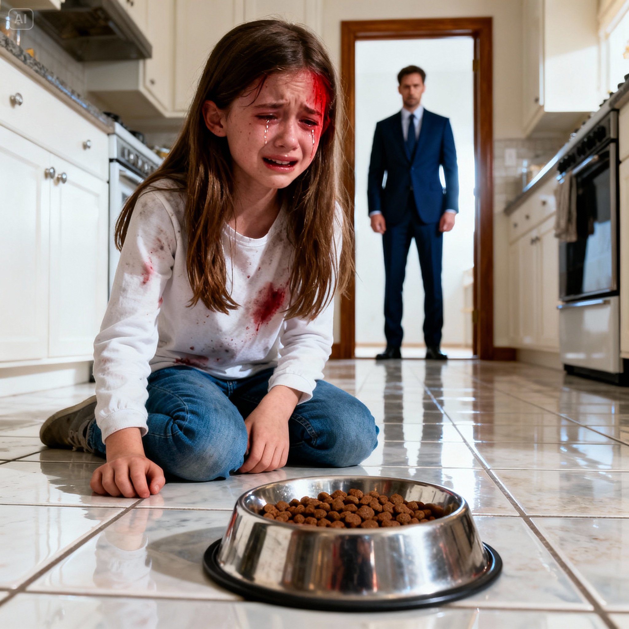 Millionaire finds his daughter eating dog food and goes into shock upon discovering the reason…