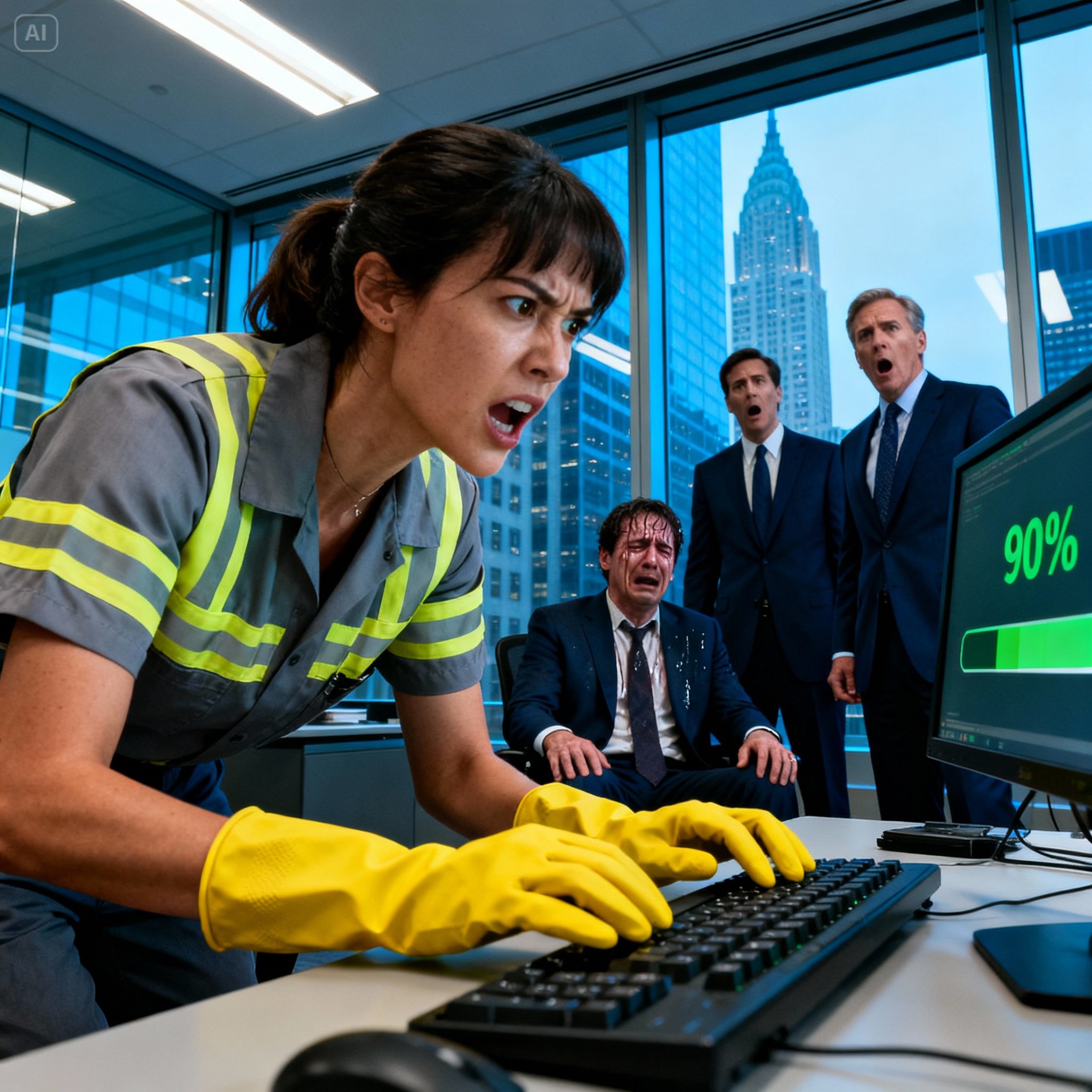 “My Company Is Gone.” The Billionaire Lost Everything in One Day… Until the Poor Janitor Changed Everything