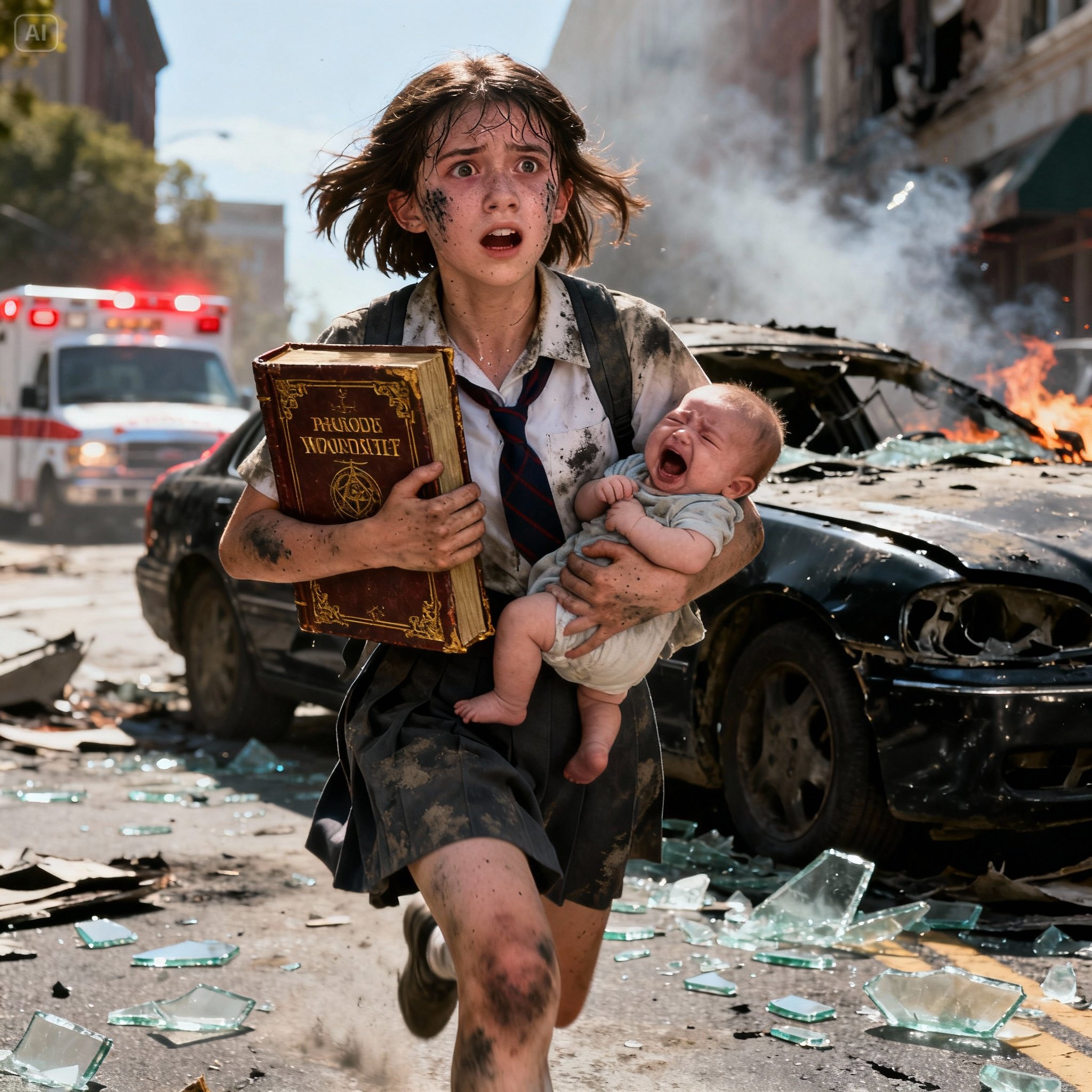 A poor girl breaks into a luxury car to save a lost baby, and the attending doctor breaks down in tears after unexpectedly recognizing him.