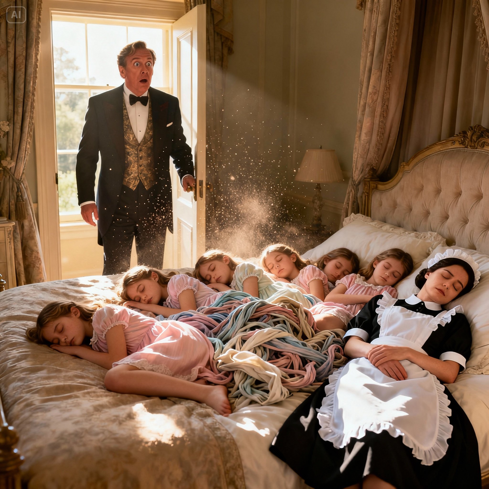 A millionaire fired 37 nannies in two weeks, but one domestic worker did the impossible for his six daughters.