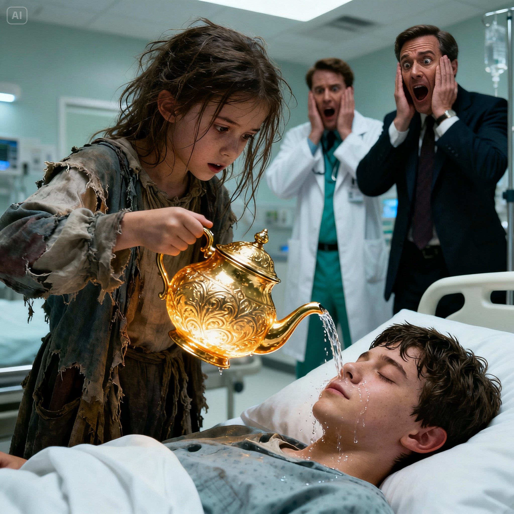 THE MILLIONAIRE’S SON HAD FIVE DAYS TO LIVE. BUT THE POOR GIRL SPRINKLED HIM WITH UNUSUAL WATER.