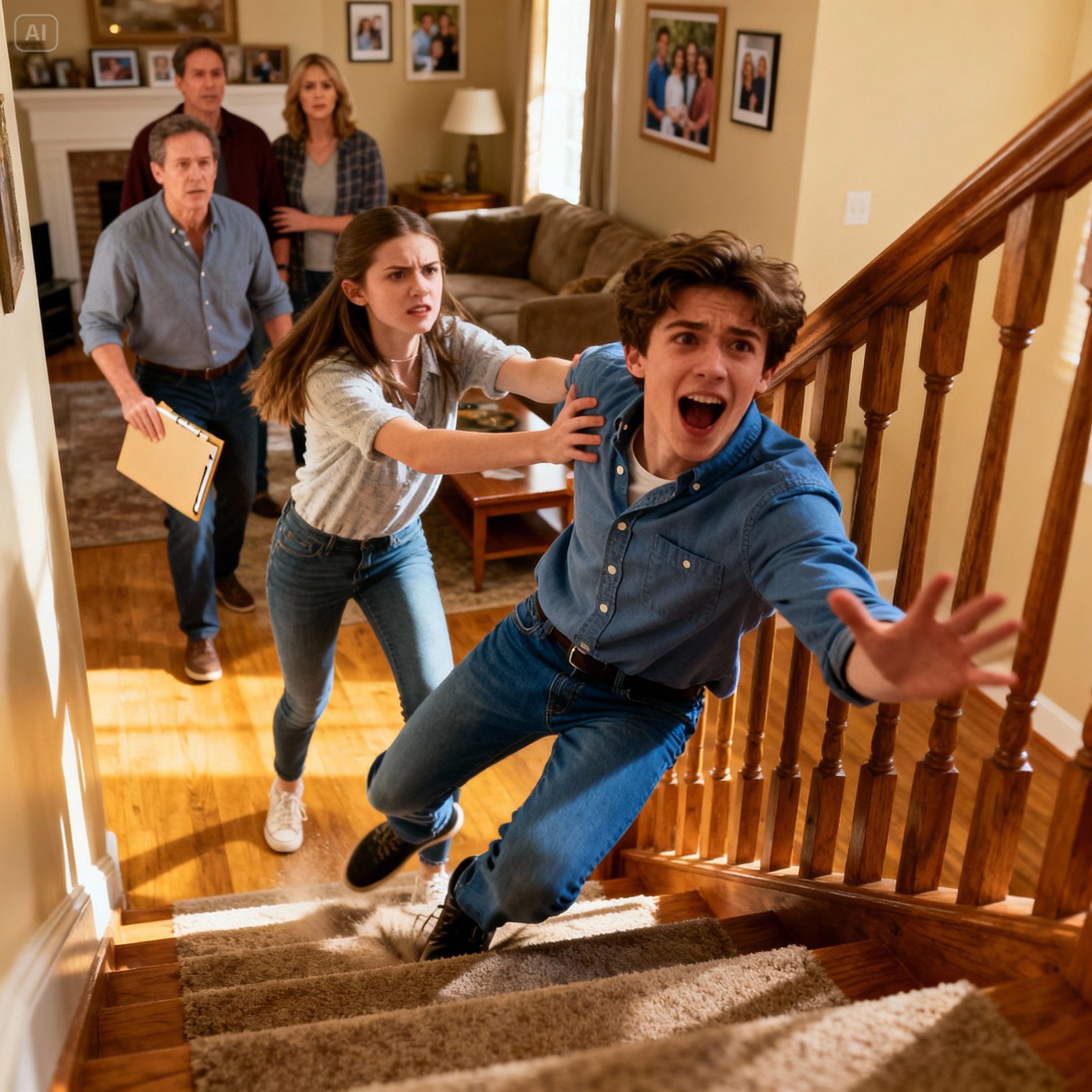 I Just Signed A $10 Million Contract And Came Home To Tell My Family. But My Sister Pushed Me Down The Stairs, And When I Woke Up In The Hospital- My Parents Said I Deserved It. Days Later, My Whole Family Came To Mock Me. But When They Saw Who Stood Next To Me, Dad Screamed: ‘oh My God, It’s.