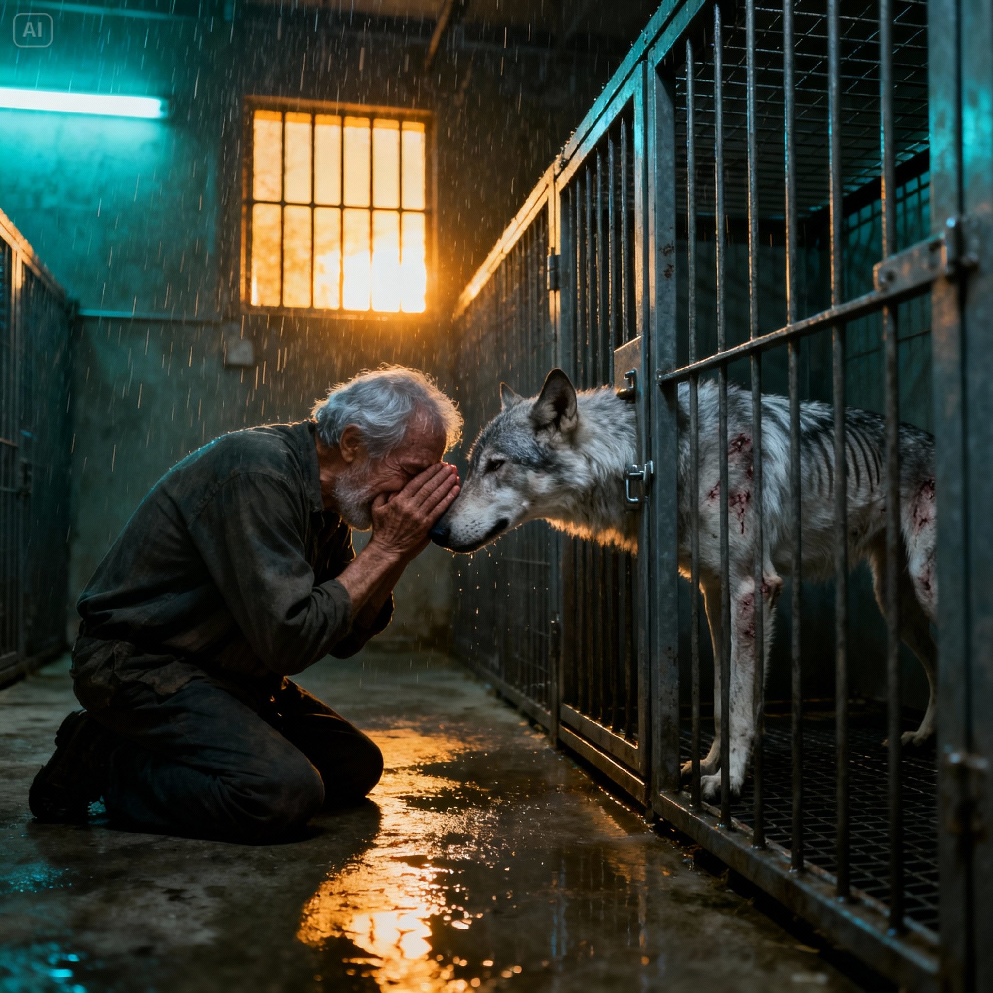 THE SHELTER DOG’S EYES FILLED WITH TEARS THE MOMENT HE RECOGNIZED HIS FORMER OWNER IN THAT STRANGER. IT WAS THE ENCOUNTER HE SEEMED TO HAVE BEEN WAITING FOR FOR AN ETERNITY.