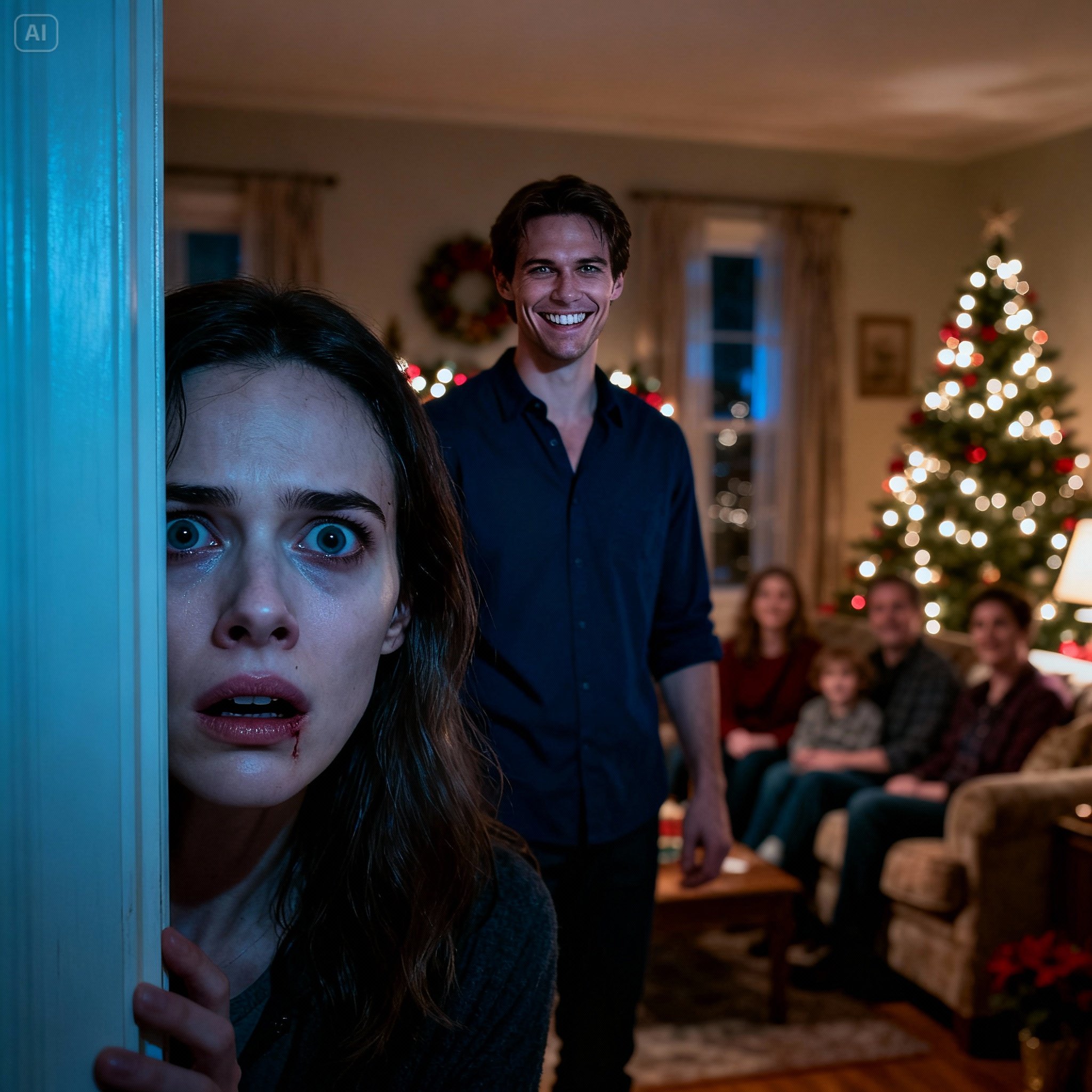 I arrived early to my in-laws’ Christmas party, keys still cold in my hand, when I heard my husband laugh and say, “Madison’s pregnant—I’m going to be a father.” The room cheered. I stood frozen in the hallway, unseen. I didn’t scream. I didn’t confront him. I left quietly. Three weeks later, when they saw what I did next, every smile in that room vanished—and suddenly, I wasn’t the one being questioned anymore.