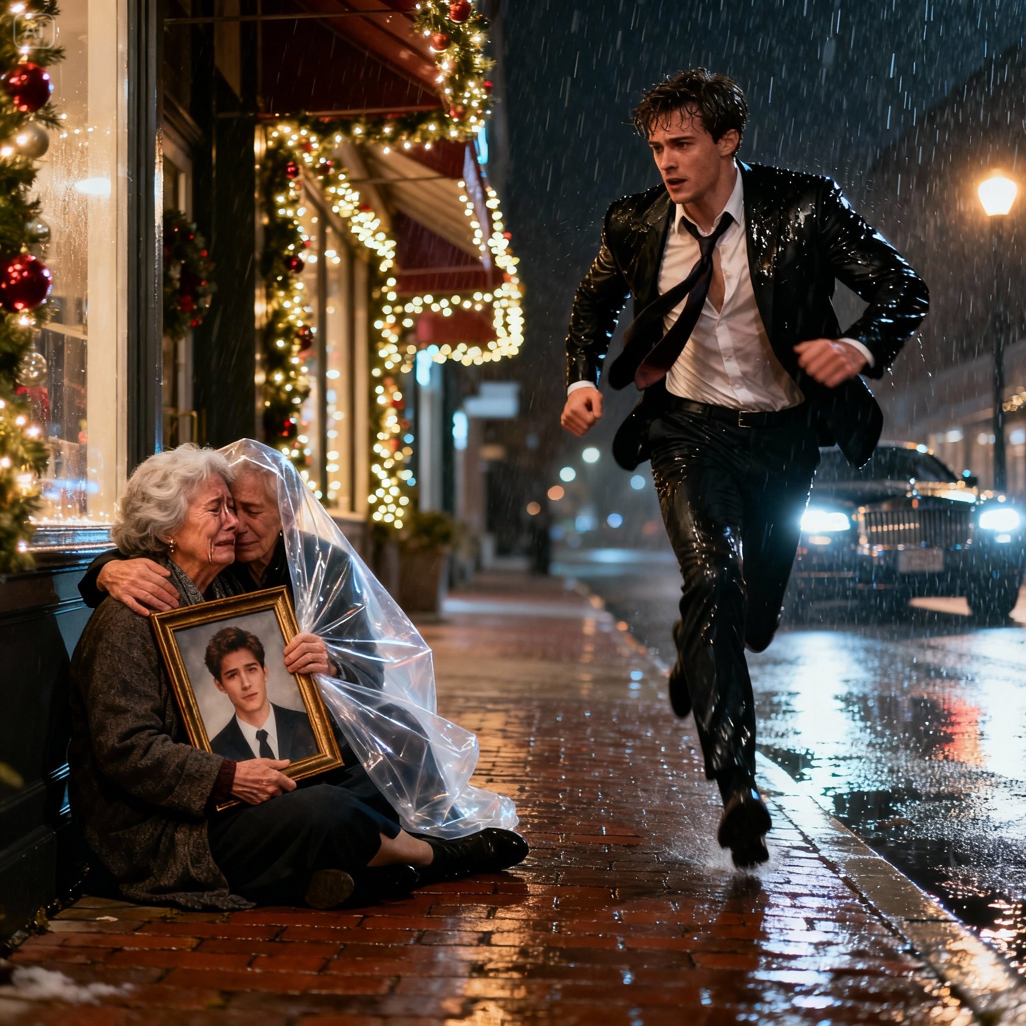 A Millionaire Arrives Unexpectedly at the House He Gave His Parents… and Finds Them Living on the Street, in the Rain