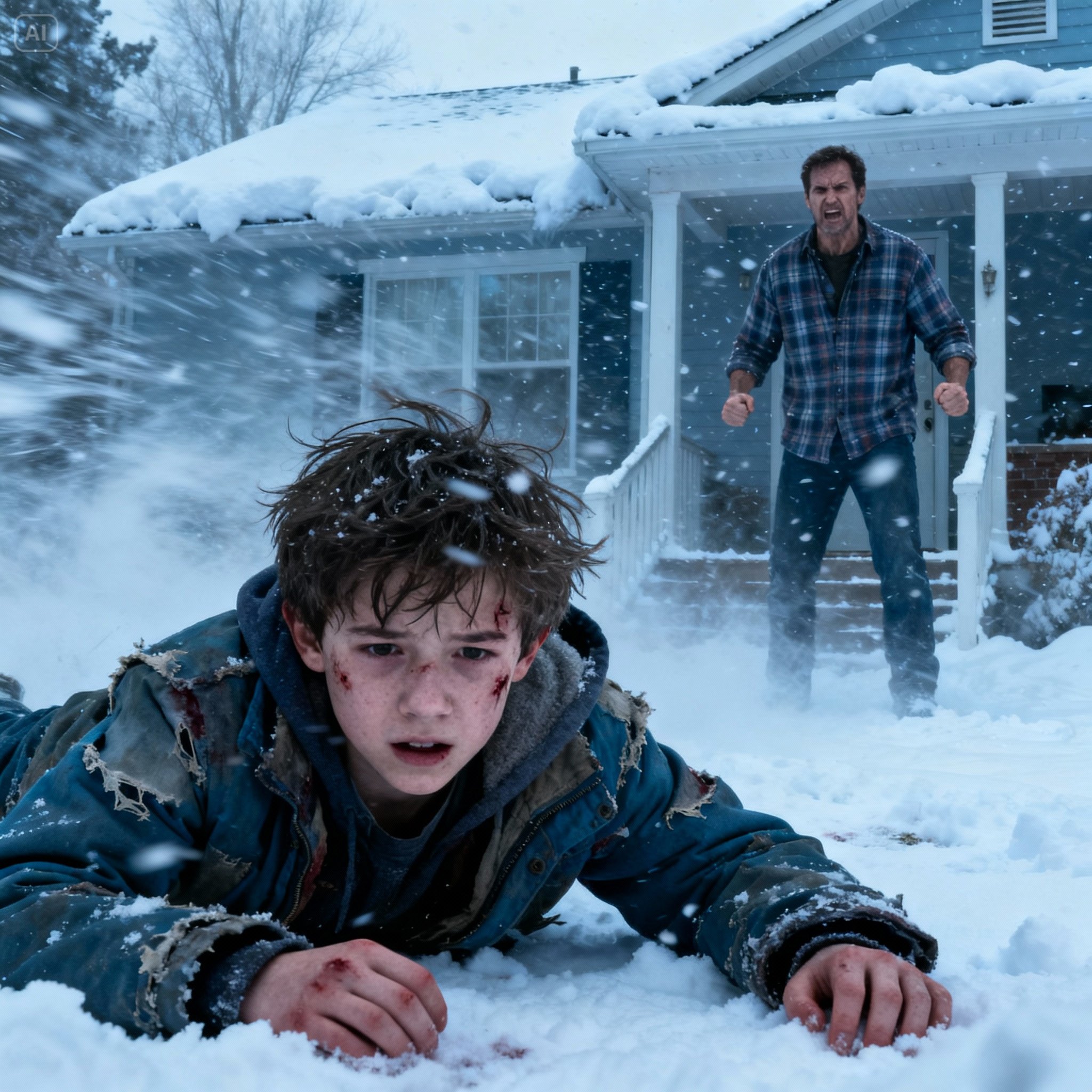 At 13, My Dad Beat Me And Threw Me Out Into A Blizzard After Believing My Brother’s Lies. I Crashed