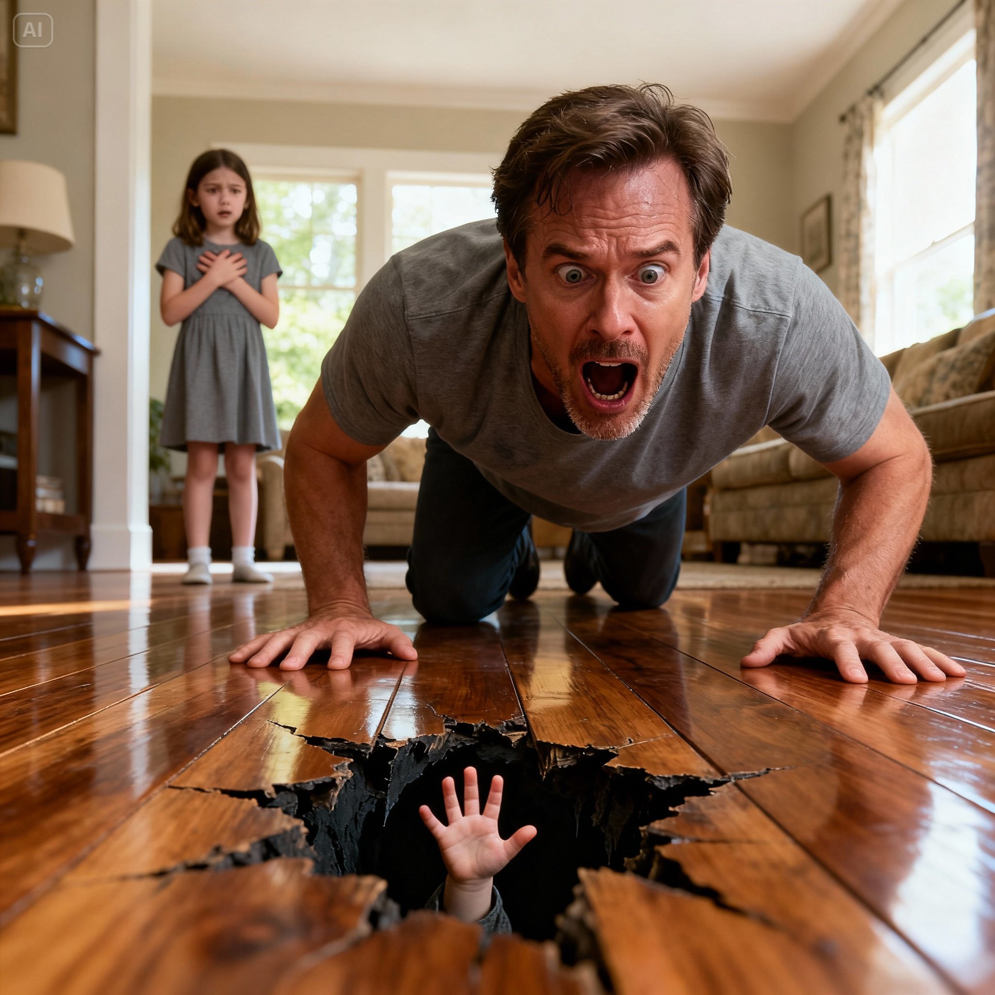 “My five-year-old daughter pressed her ear to the floor of my sister’s new house and sobbed: ‘My brother is crying.’ Trusting her strange intuition, I pried up the floorboards and found my son, missing for a year, chained underneath.”