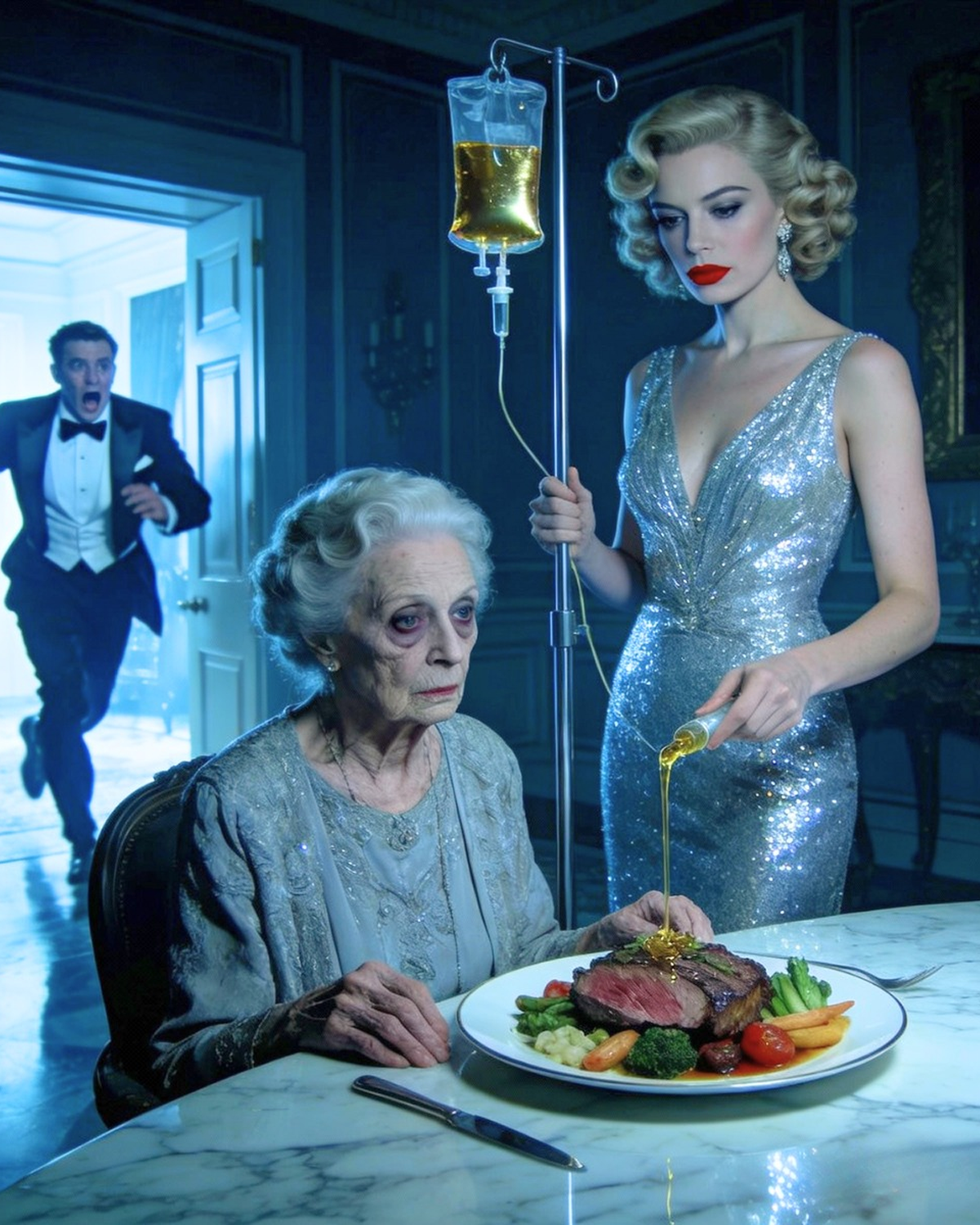 THE MILLIONAIRE’S MOTHER WAS LOSING WEIGHT EVERY DAY — UNTIL HER SON ARRIVED AND SAW WHAT HIS WIFE WAS DOING…