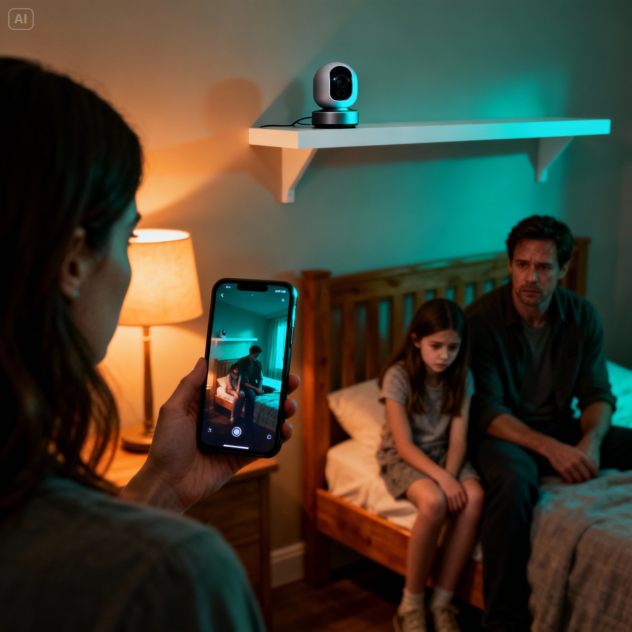 Every night, my husband went to sleep in our daughter’s room — so I set up a hidden camera. What I discovered in that video made my hands tremble and my heart stop for a moment.