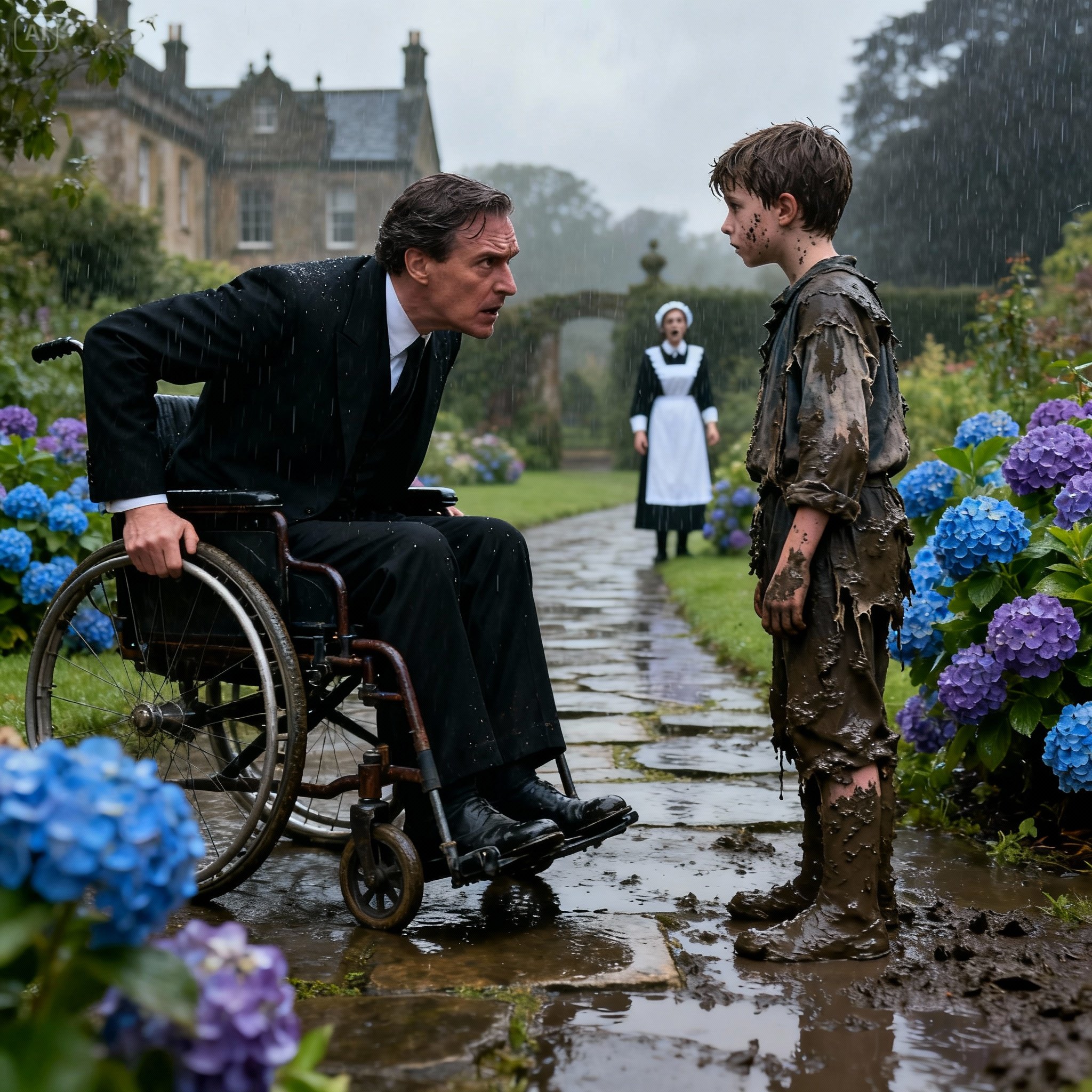 “Heal me and I’ll give you half my fortune,” the desperate millionaire told the maid’s son… The boy placed his little hand on his lifeless leg, prayed, and what happened next brought tears to the doctors’ eyes.