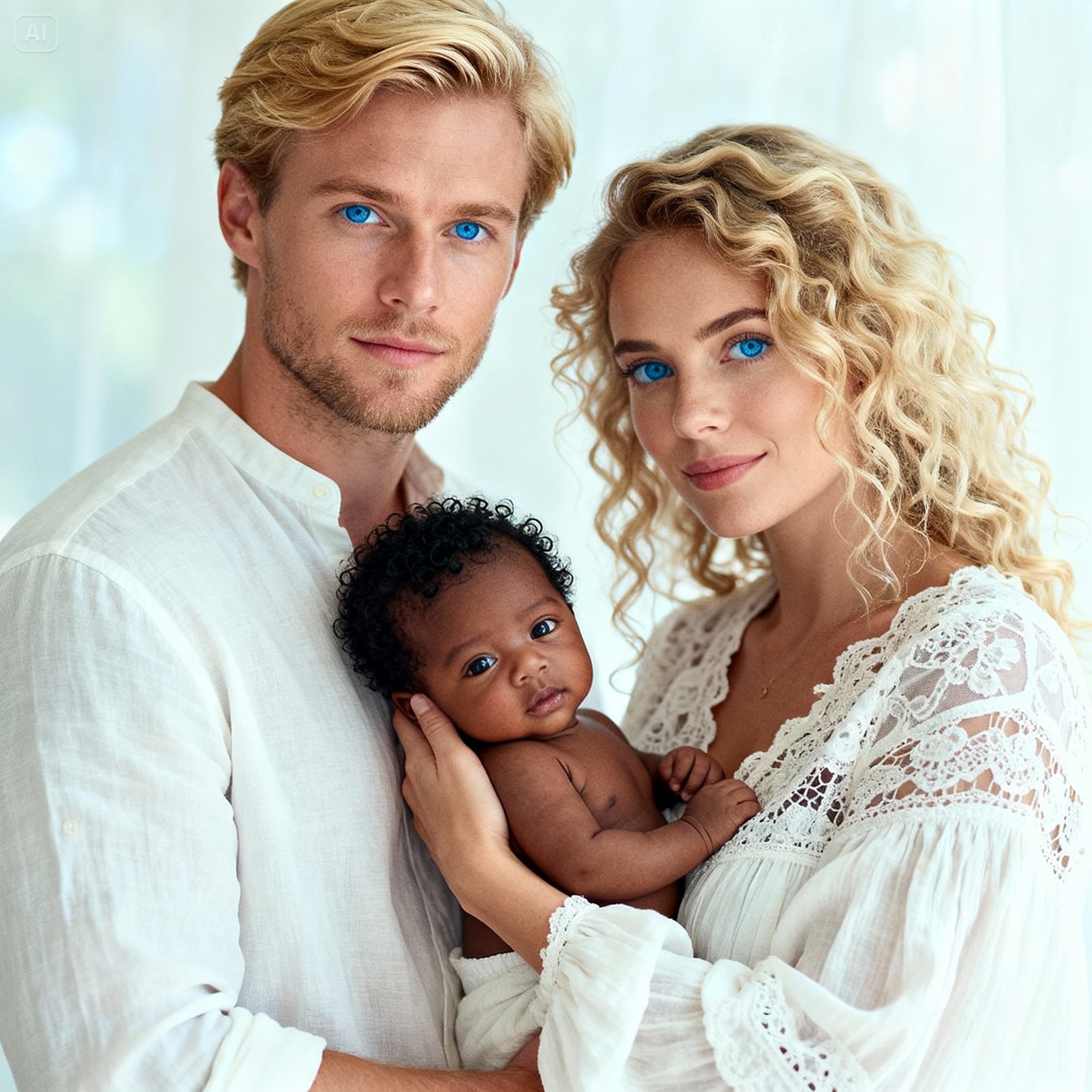 “I should have felt joy holding my newborn, but instead, terror took hold of me. A single look—her dark skin, her unfamiliar eyes—and my heart stopped. My husband froze, then exploded. ‘This isn’t mine,’ he growled, snatching his bags off the floor and disappearing into the night before I could defend myself. The silence that followed was unbearable. I looked at the child in my arms, trembling with fear and confusion. In that moment, I knew our family had just been shattered by a secret I never saw coming…”