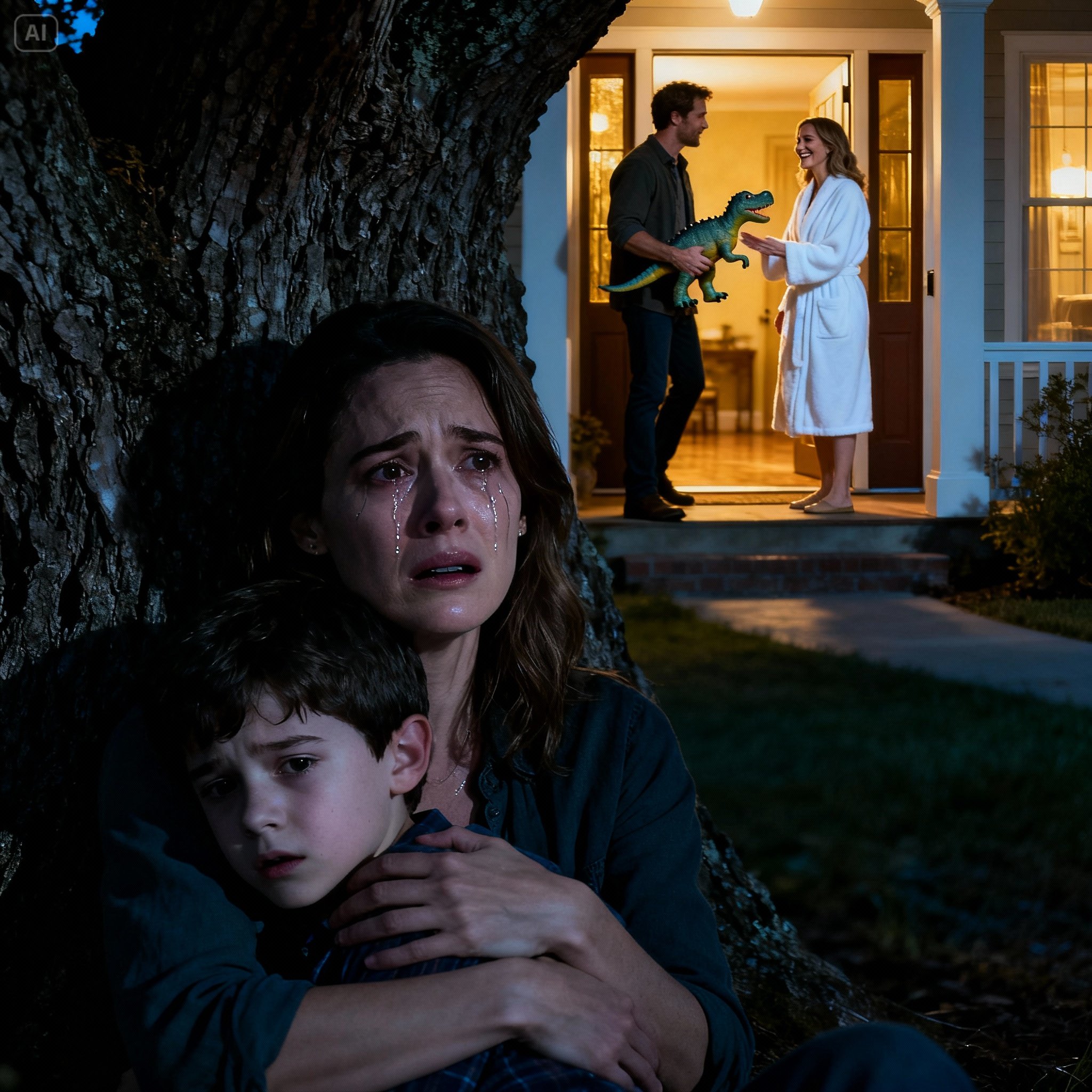 Every morning, I take my husband and our 5-year-old son to the train station. That day, as we were on our way home, my son clutched my hand. “Mom, we can’t go home today.” “Why?” I asked. He hesitated, then whispered: “…Dad…” With a bad feeling, we hid and secretly observed our house. What I saw left me speechless