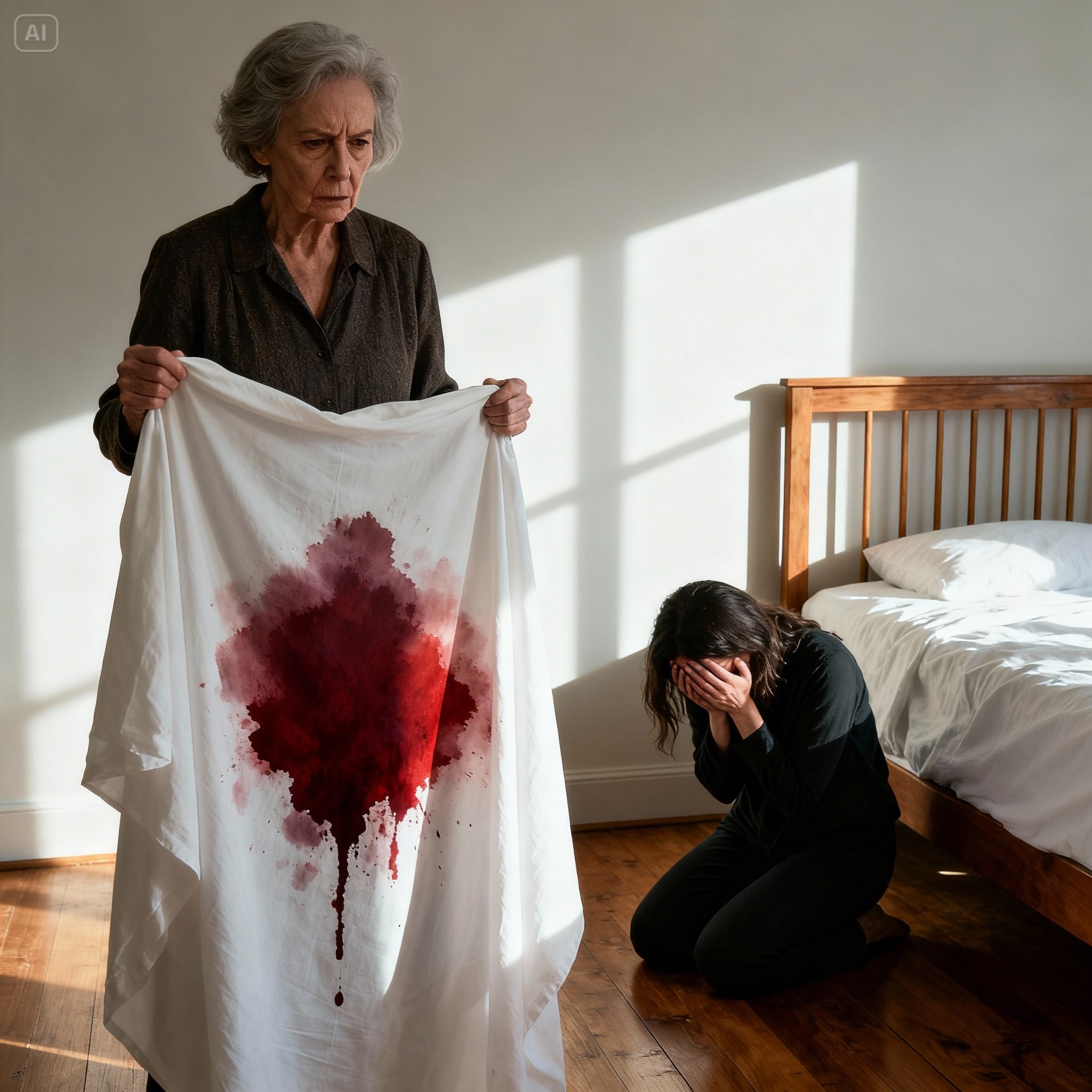 “The young bride changed the sheets every day, until her mother-in-law lifted the blanket and saw the blood underneath…”