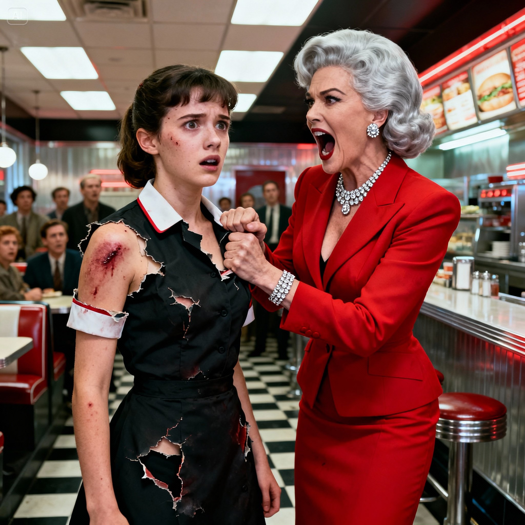 I went undercover to protect my staff. Days later, a customer ripped my uniform off in front of everyoneโฆ unaware that I was the owner, or that the cameras had captured everything.