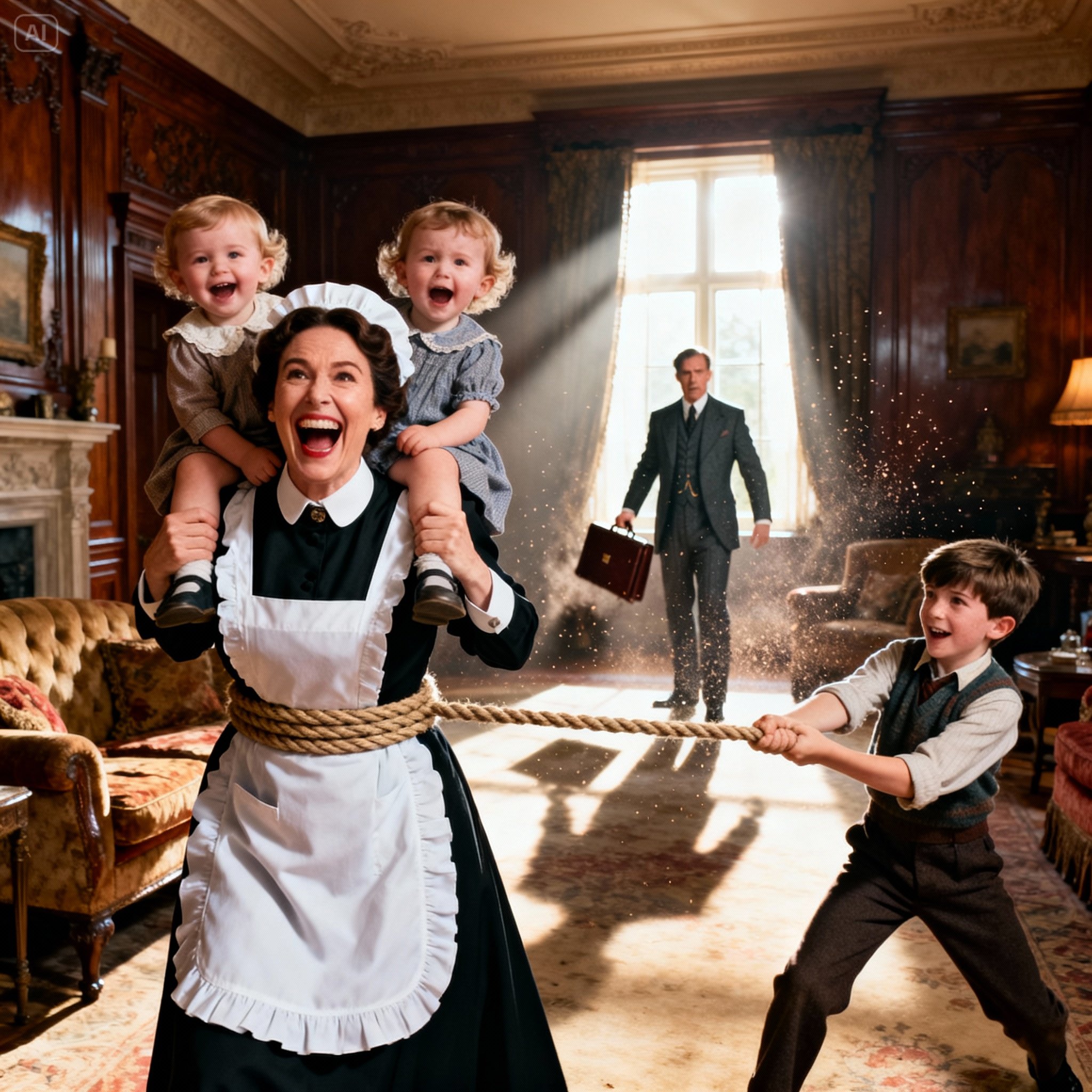 Billionaire Arrived Home Unannounced And Saw The Maid With His Triplets – What He Saw Sh0cked Him