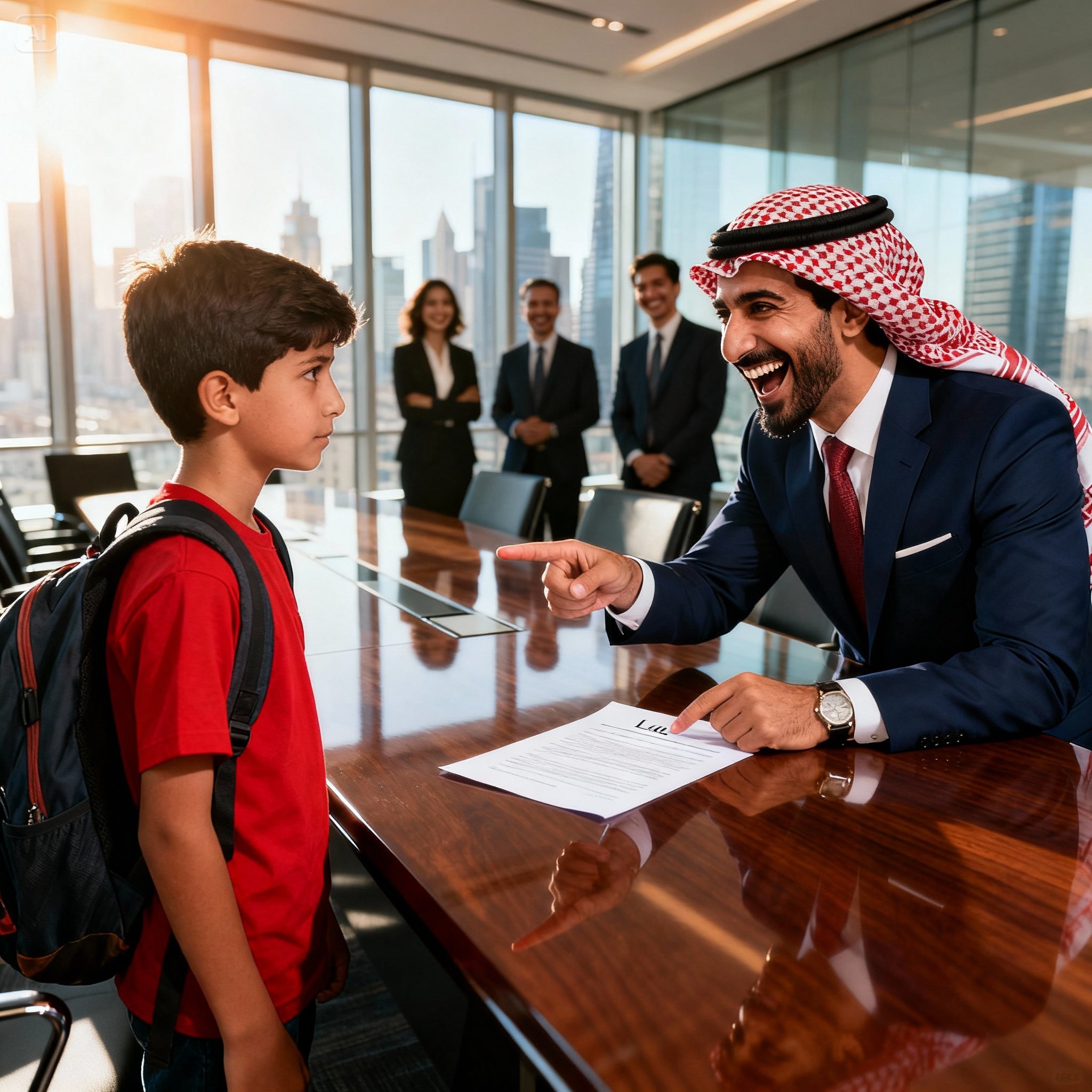 “I SPEAK 9 LANGUAGES” — Said the Black Cleaner’s Son… The Arab Millionaire Laughed, But He Was Left SHOCKED