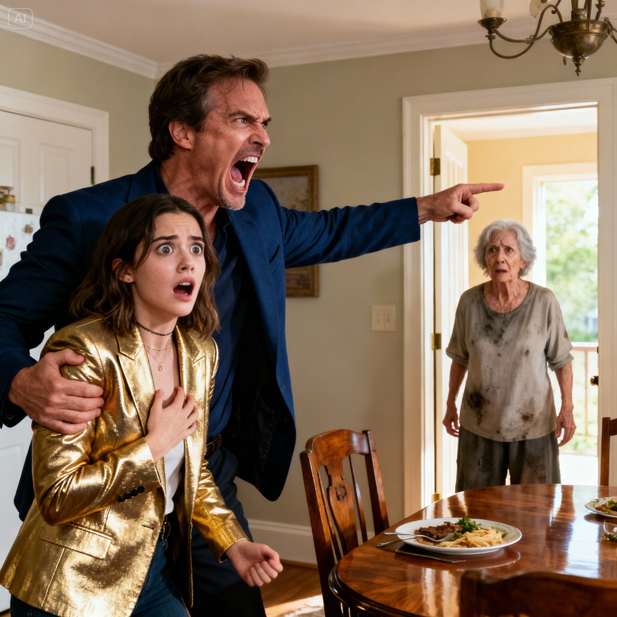 “I never told my son that I am a wealthy CEO who earns millions every month. He has always assumed I live on a small pension. When he invited me to dinner with his fiancée’s parents, I decided to test them by pretending to be a poor woman who had lost everything. But the moment I crossed the threshold, his mother raised her chin and said: ‘She looks… so simple! I hope they’re not expecting us to help with the wedding expenses.’ I said nothing. But her father looked at me for a second, and suddenly, he stood up, terrified…”