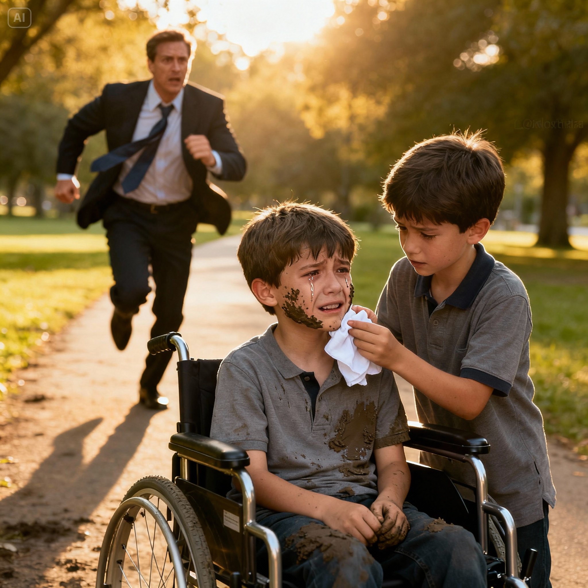 “I’m going to put mud on your eye, and then you won’t be blind anymore… What happened after that…”