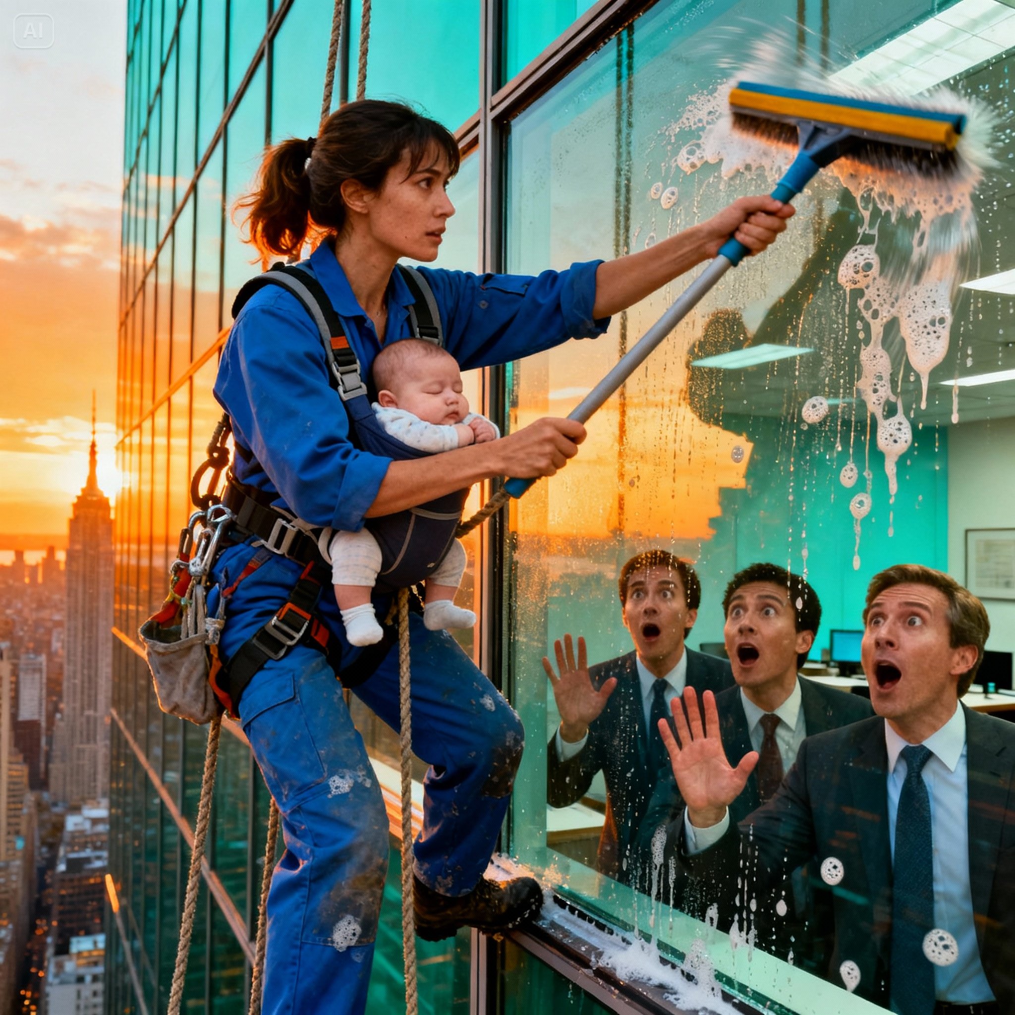 “””MILLIONAIRE GETS FED UP WITH RICH WOMEN… AND DISCOVERS LOVE WITH A SINGLE MOTHER WHO CLEANES WINDOWS