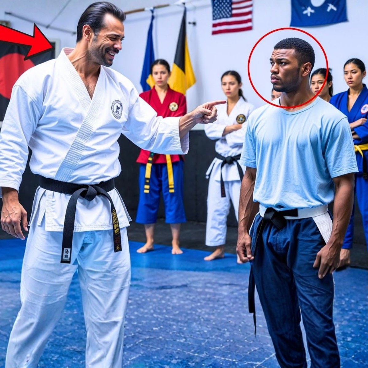 A black belt martial artist challenged a Black janitor “just for fun” – and what happened next shocked everyone!