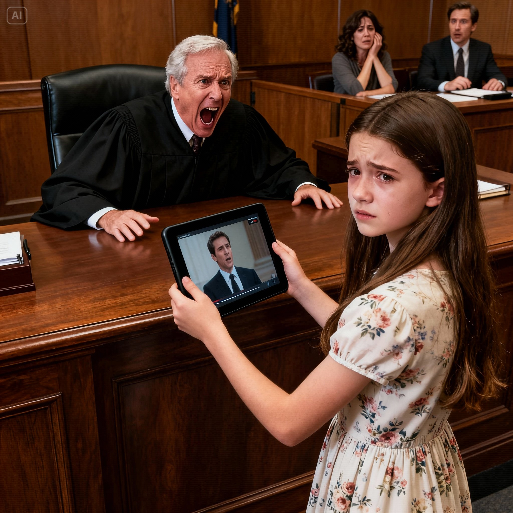 “My husband filed for divorce, and my ten-year-old daughter asked the judge: ‘Your Honor, can I show you something Mom doesn’t know about?’ The judge nodded. When the video started, the entire courtroom fell silent.”