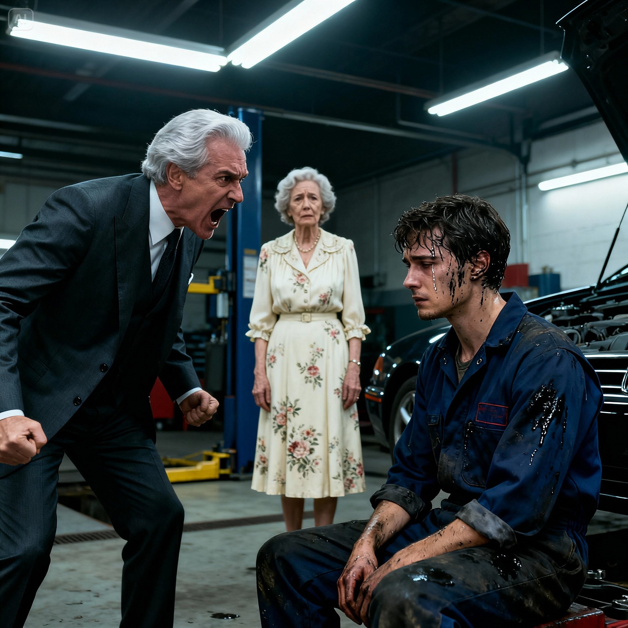 He repaired an elderly woman’s car for free and was fired… but days later, he discovered who she really was.