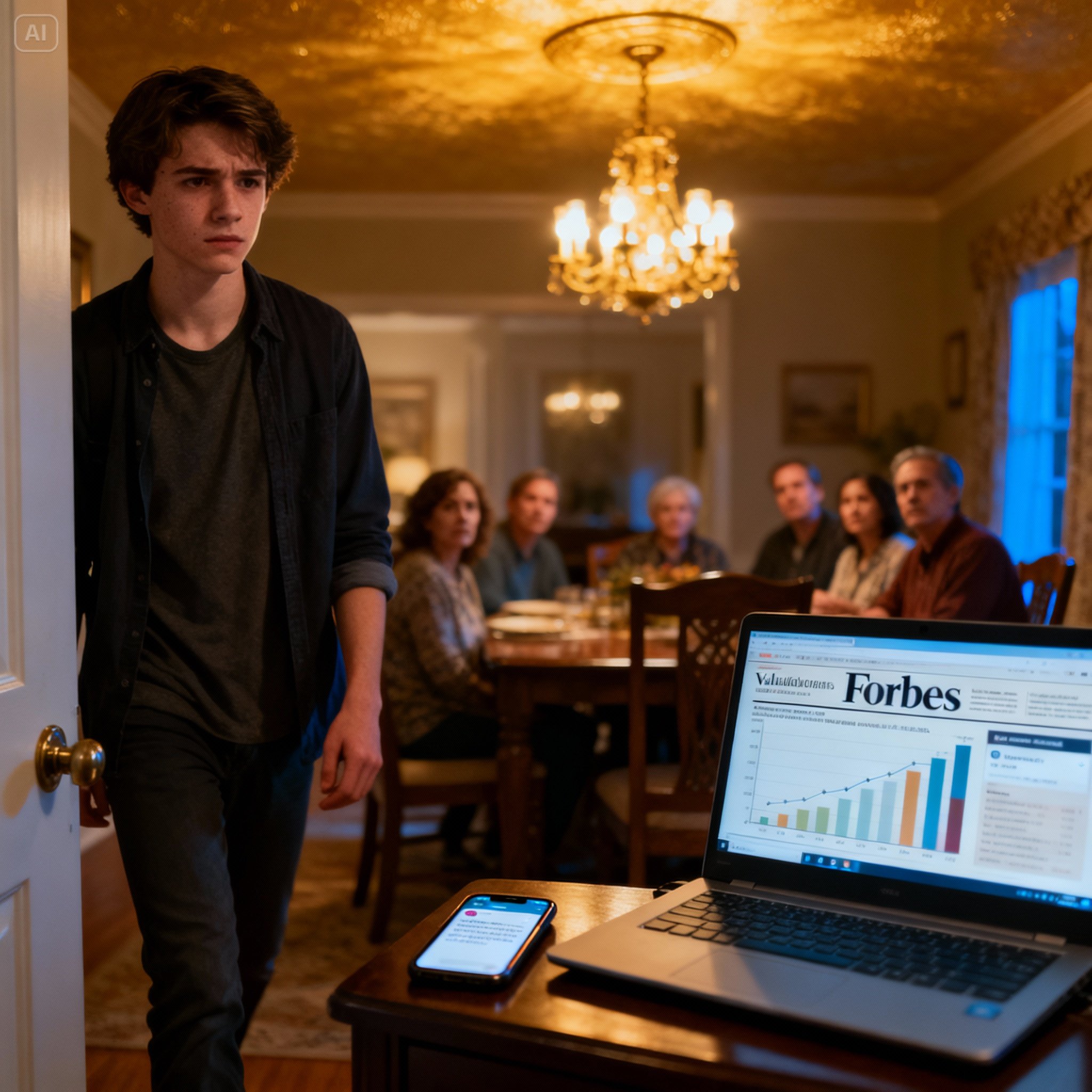 My Family Skipped My Biggest Moment. But When My $92M Valuation Hit Forbes, Dad Texted…