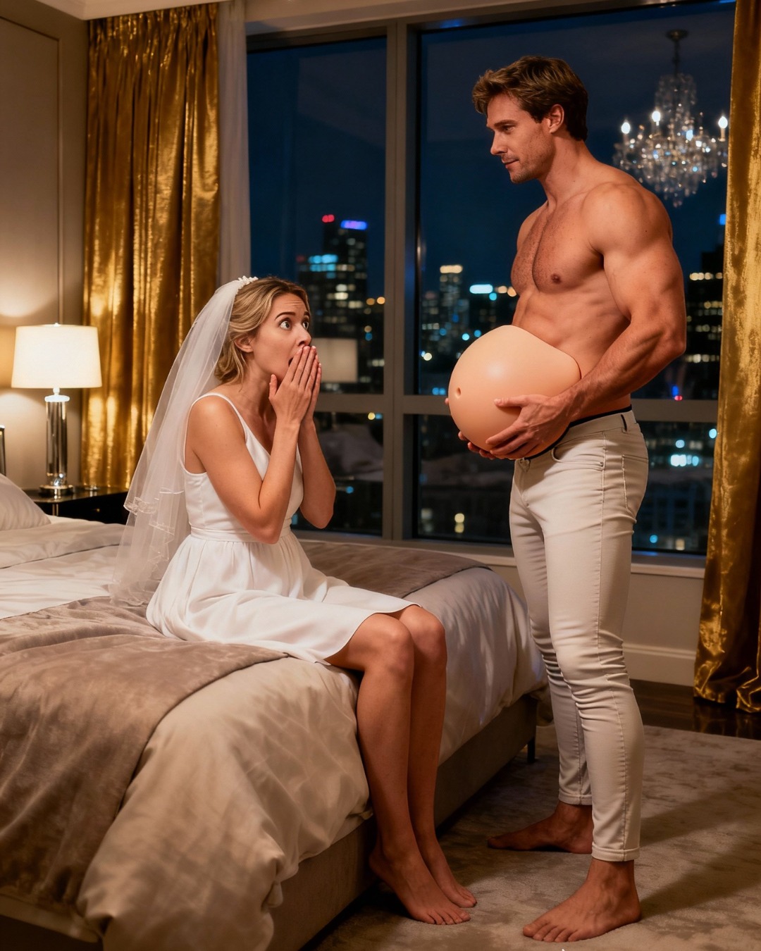 THEY FORCED HER TO MARRY THE “PIG BILLIONAIRE” TO PAY OFF HER FAMILY’S DEBTS — BUT ON THEIR ANNIVERSARY NIGHT, SHE SCREAMED WHEN HE SHED HIS “SKIN,” REVEALING THE MAN EVERYONE DREAMED OF