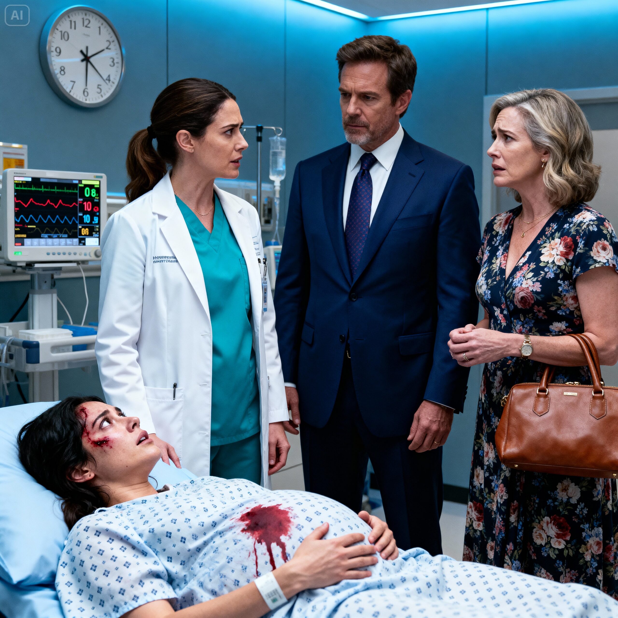 I whispered that I was in labor, but my mother cared more about the clock than my life. They left me alone, and as I bled, I passed out. When they finally arrived at the hospital pretending to be concerned, the truth came to light: their perfect facade crumbled, and at the same time, I took the first step toward a stronger, more conscious, and empowered future.