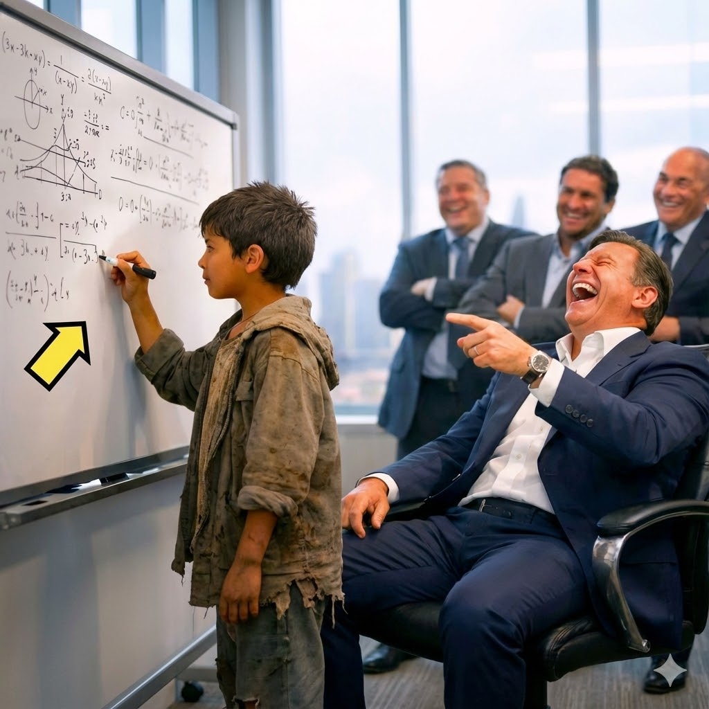 “YOUR CALCULATIONS ARE WRONG…” SAID THE POOR BOY. THE MILLIONAIRE LAUGHED… BUT WAS LEFT STUNNED.