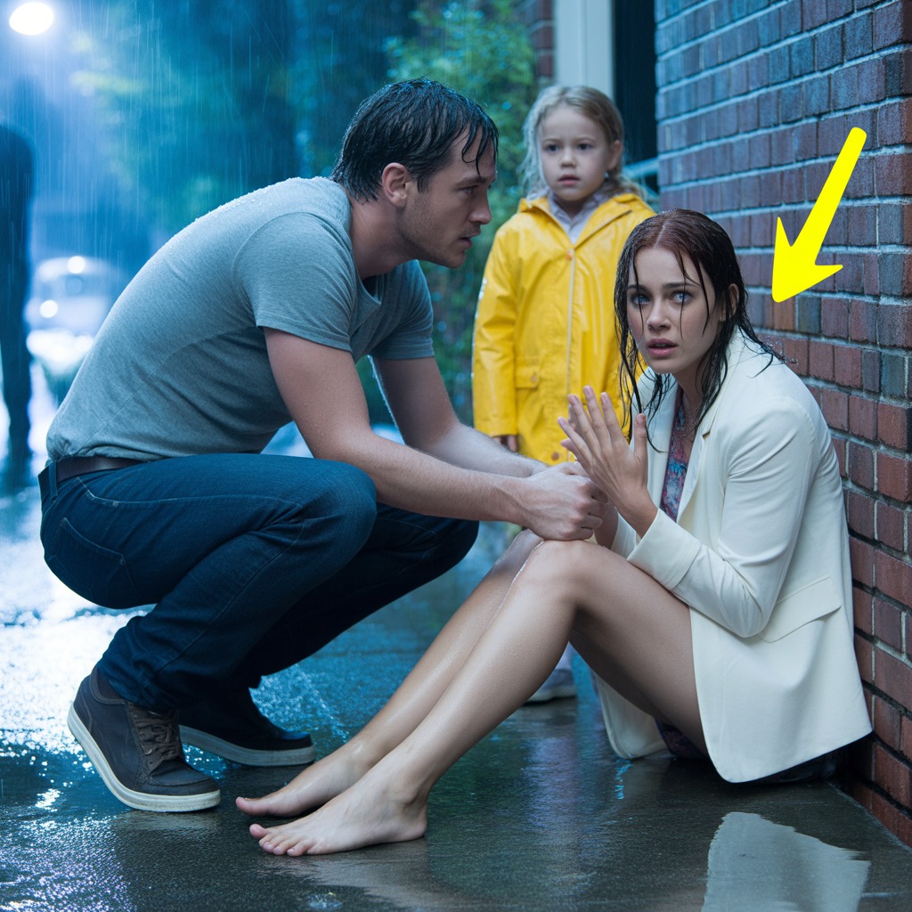 “Don’t hurt me, I’m injured,” pleaded the millionaire… and the single father’s reaction left her… “Please, don’t hurt me. I can’t walk,” she begged. Then the single father changed everything.