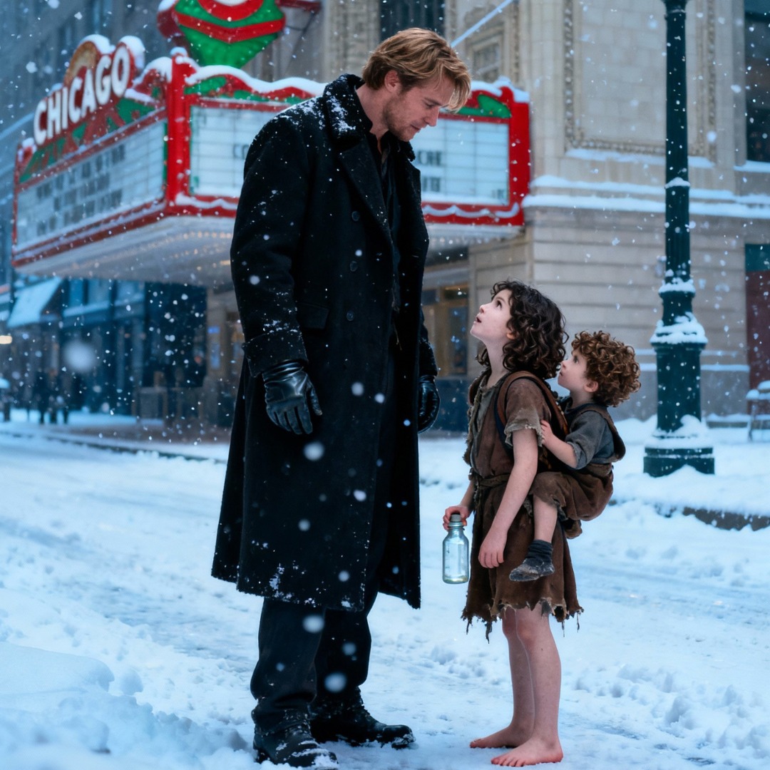 The homeless girl promised, “I’ll pay you back when I grow up,” as she asked a millionaire for a tiny box of milk for her starving baby brother — and his reaction shocked everyone nearby.