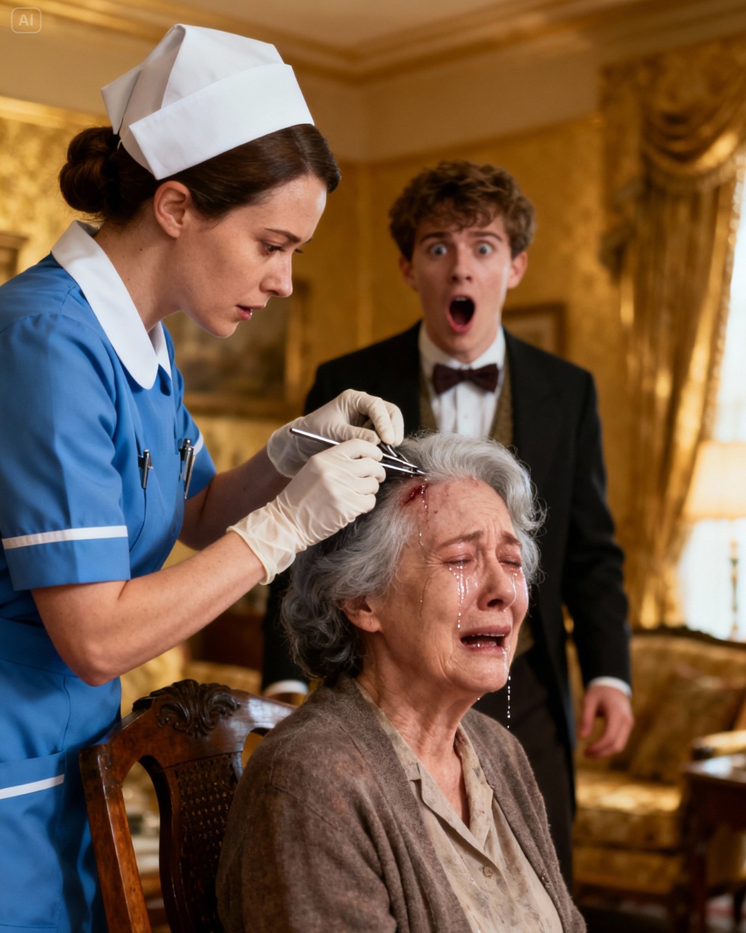 The billionaire’s mother was suffering until a cleaning lady pu:Iled something from her head.