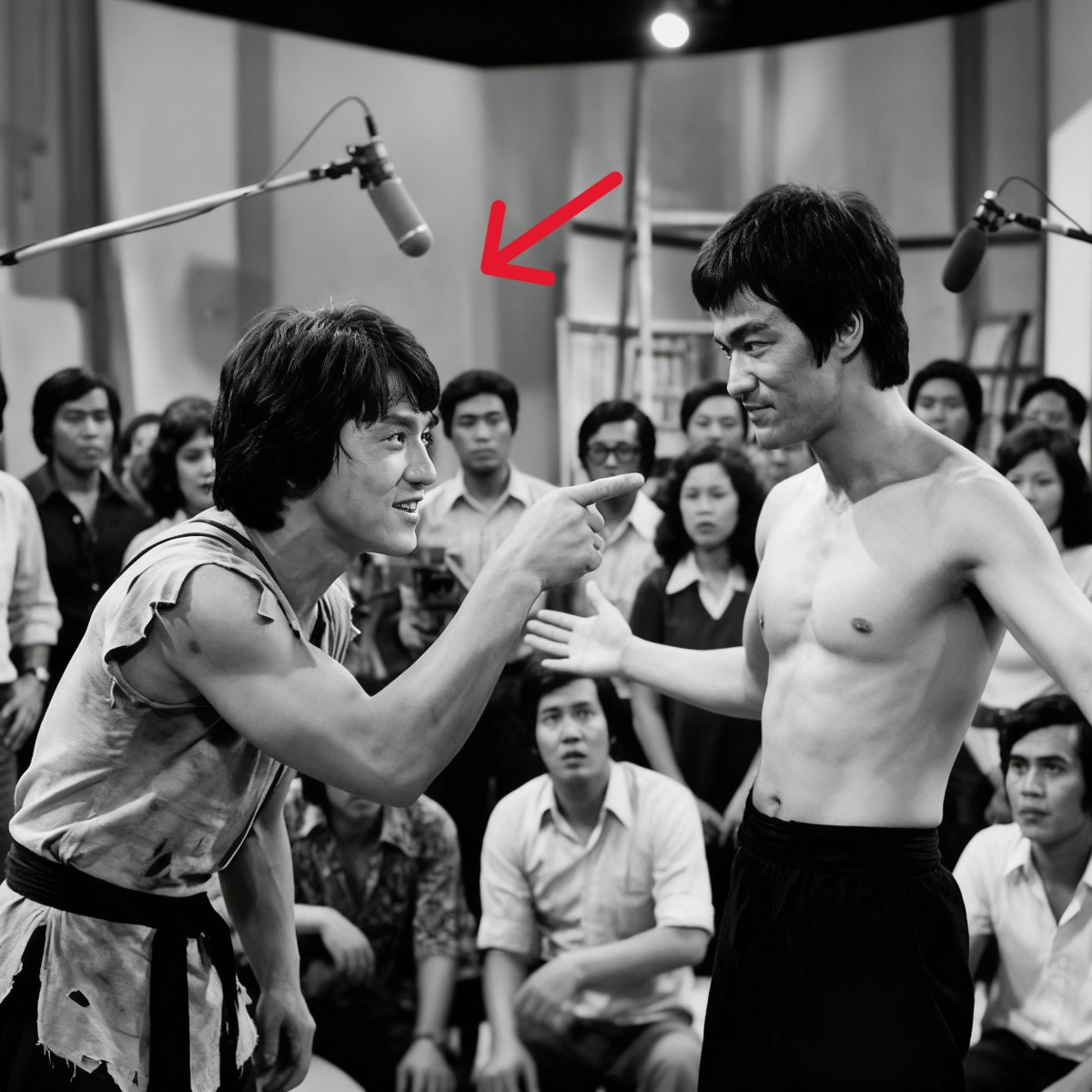 The Day Jackie Chan Challenged Bruce Lee: The Humiliation That Lasted 8 Seconds.