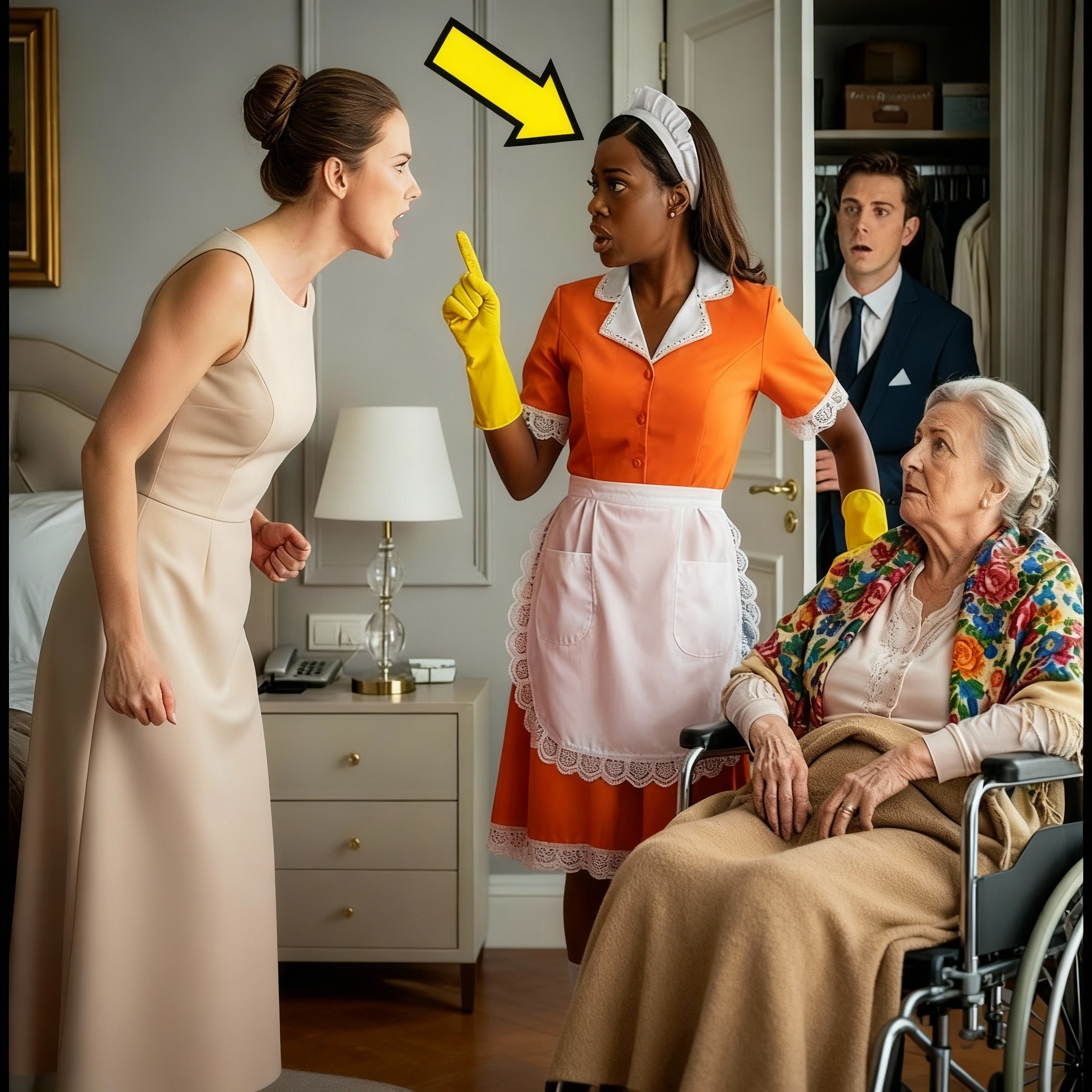 THE MILLIONAIRE HID TO SEE HOW HIS FIANCÉE TREATED HIS MOTHER—UNTIL THE CLEANER DID THE IMPOSSIBLE.